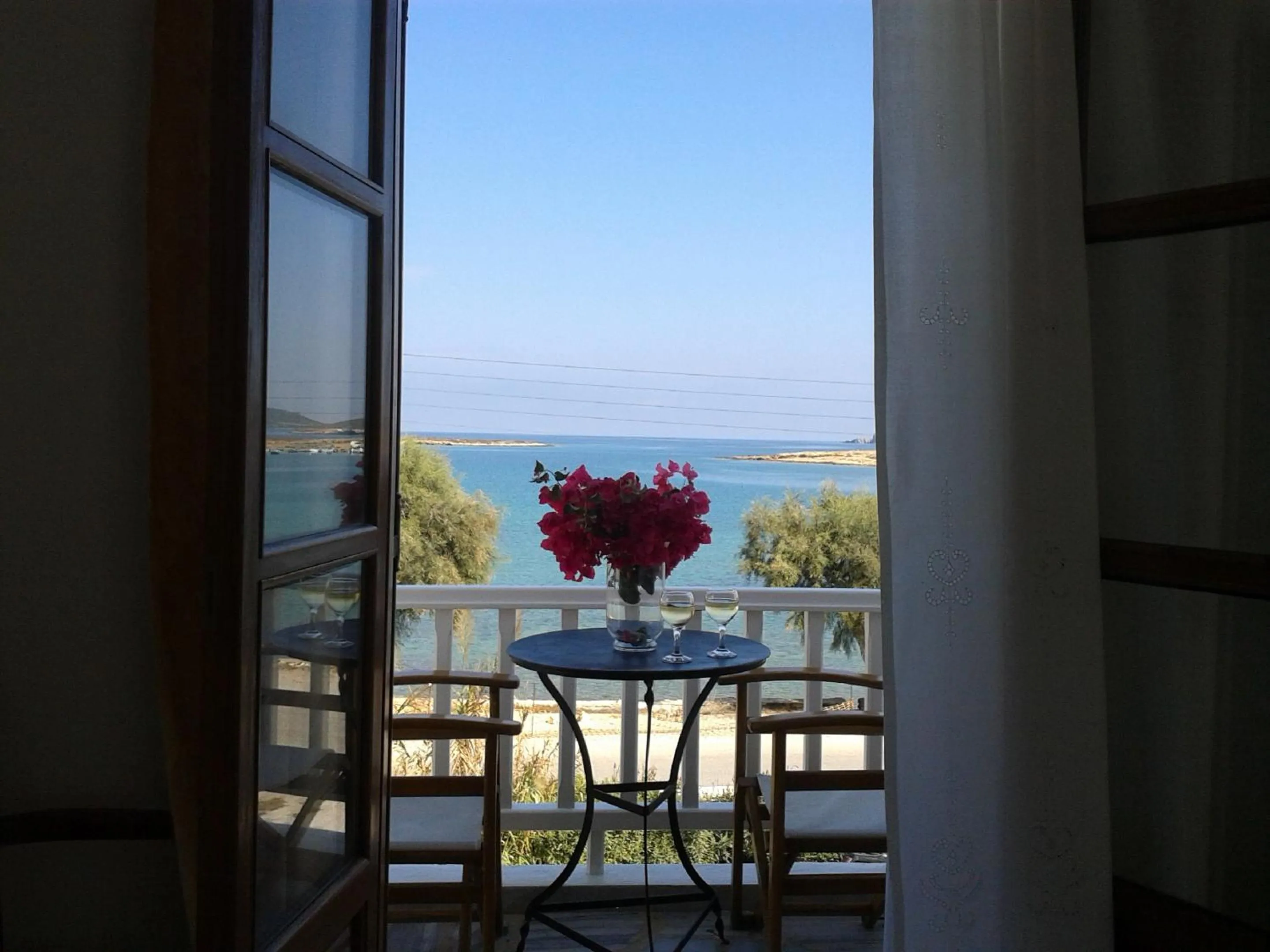 Balcony/Terrace in Roussos Beach Hotel