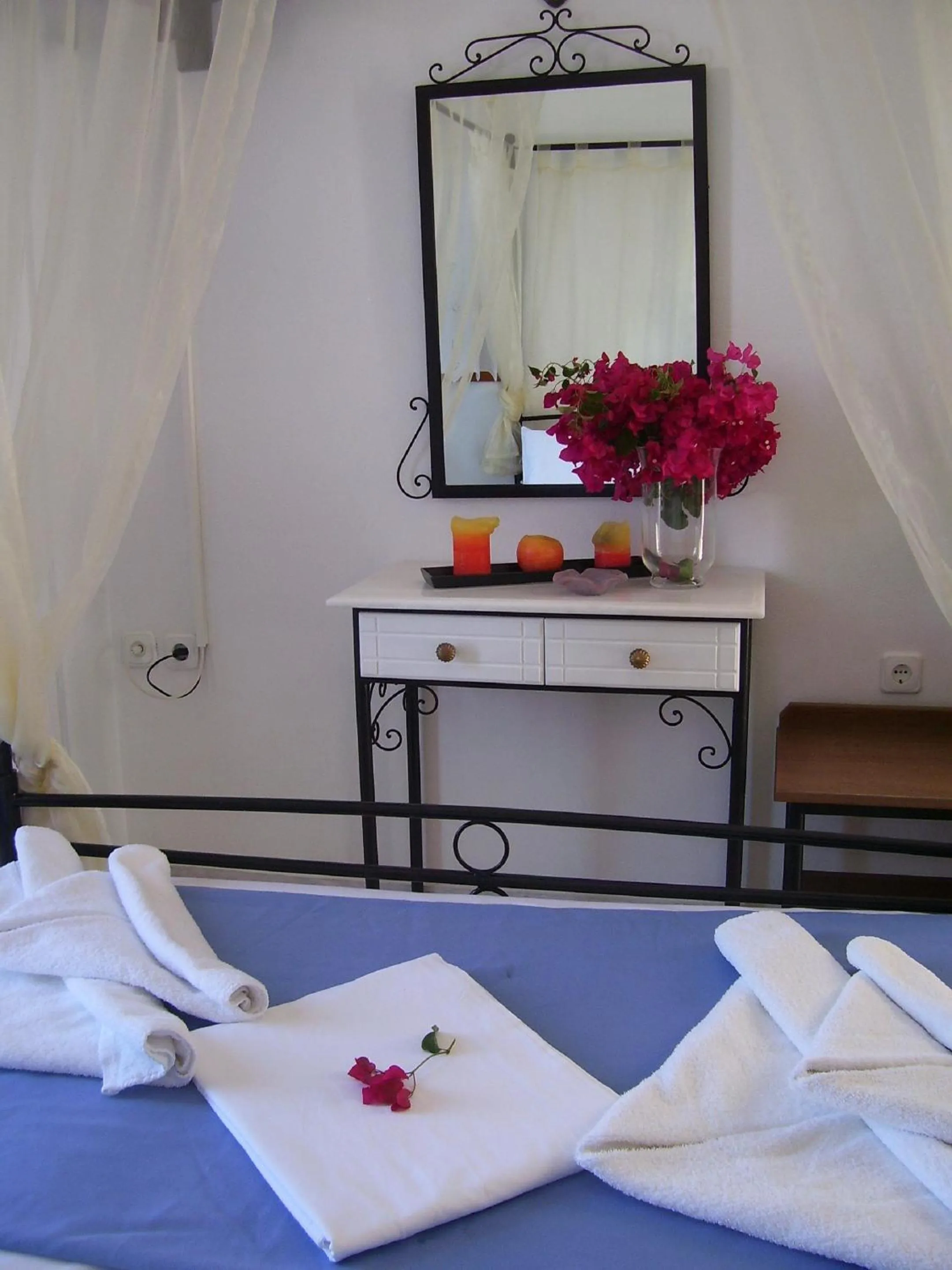 Bedroom in Roussos Beach Hotel