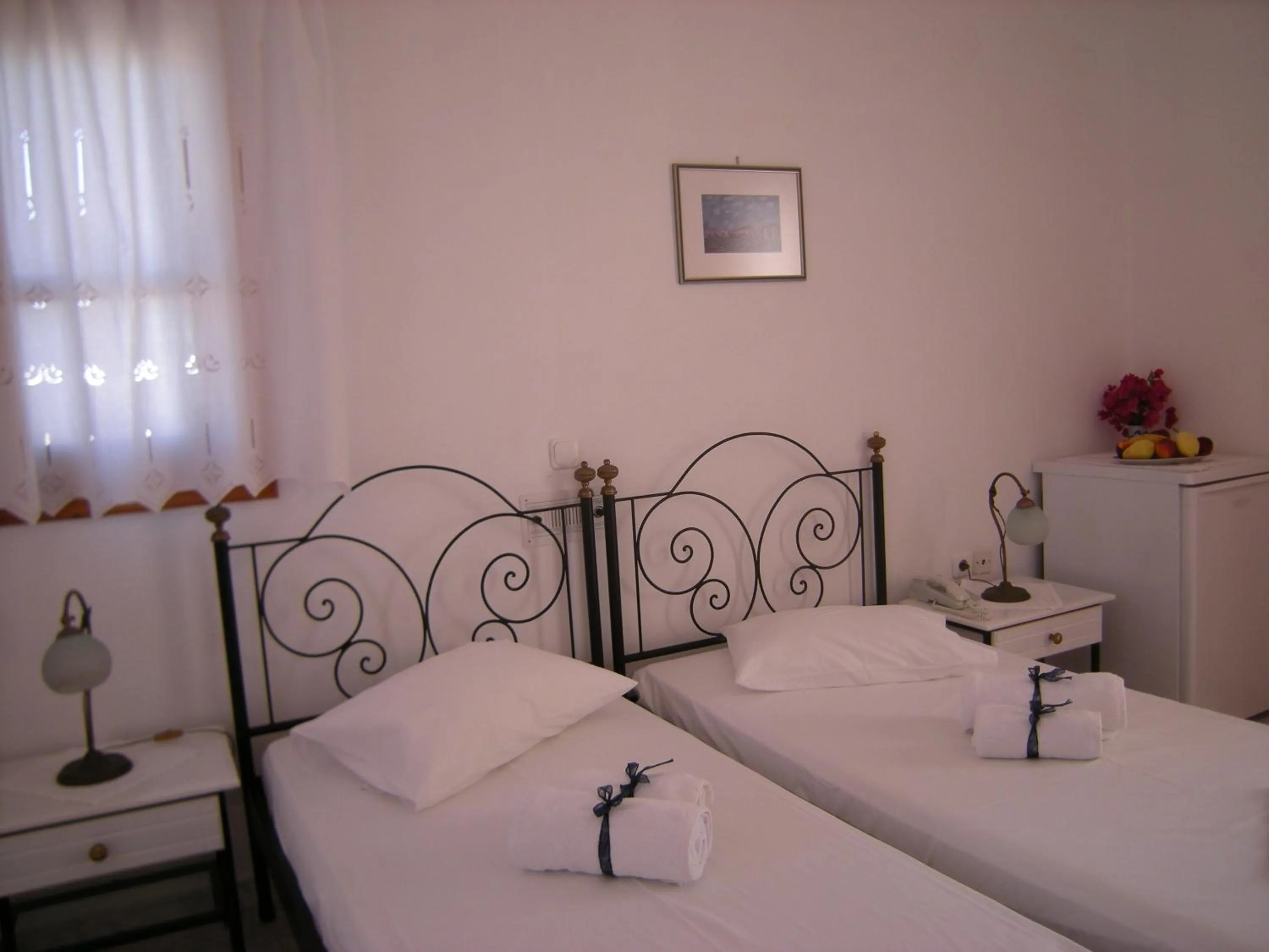 Bed in Roussos Beach Hotel