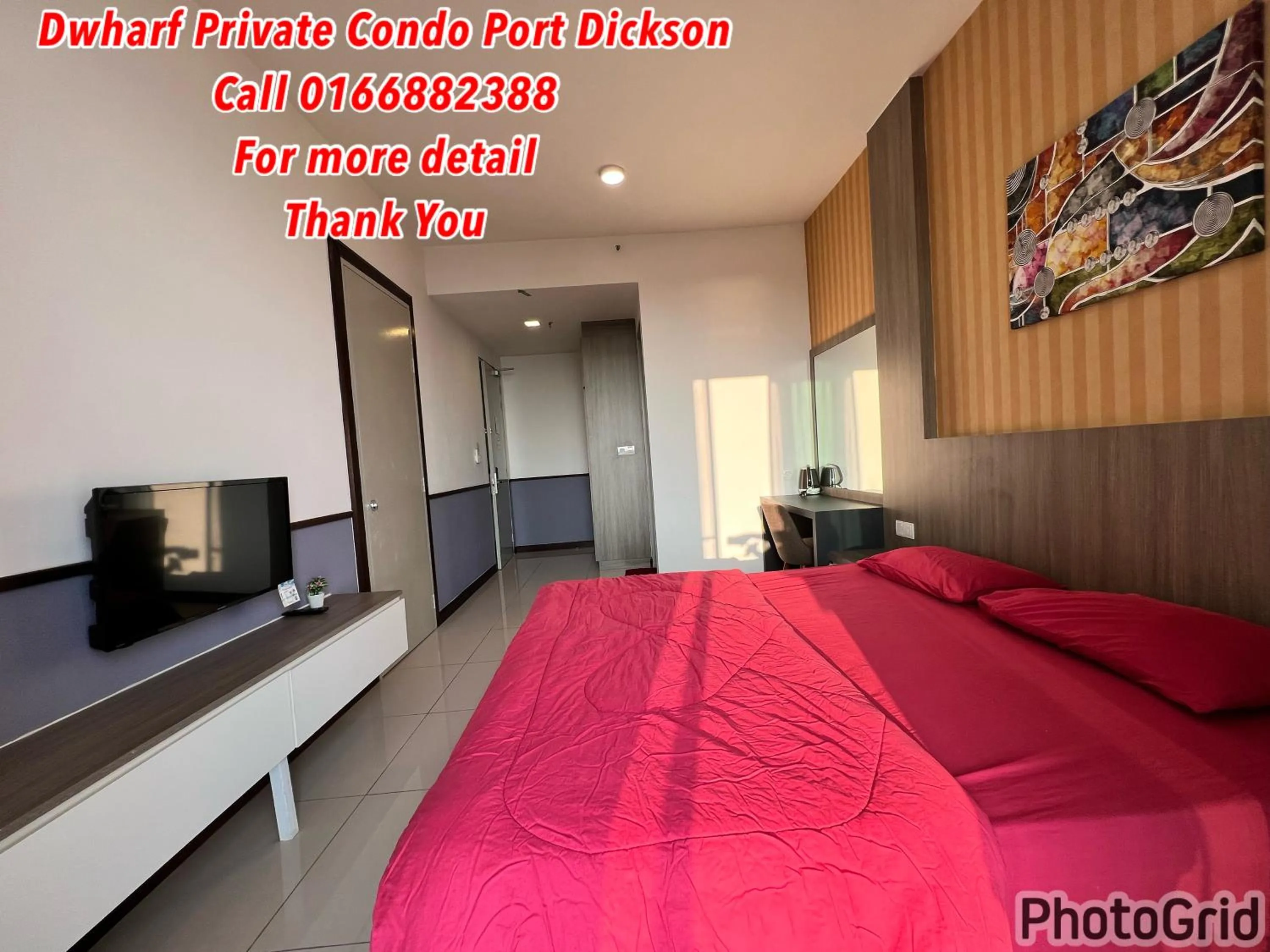 Bed in D Wharf Port Dickson Private Condo Waterfront
