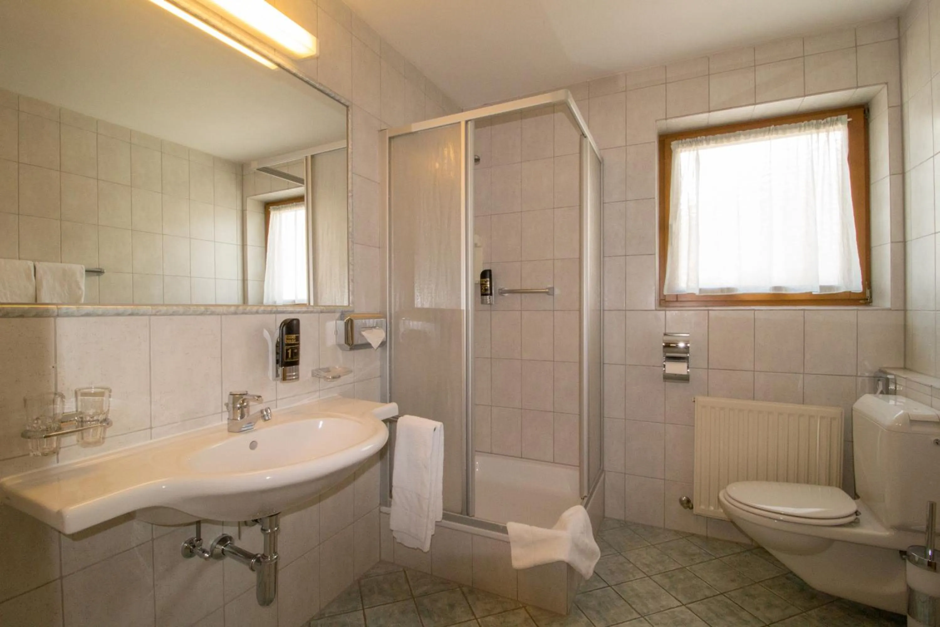 Shower in Hotel Munde