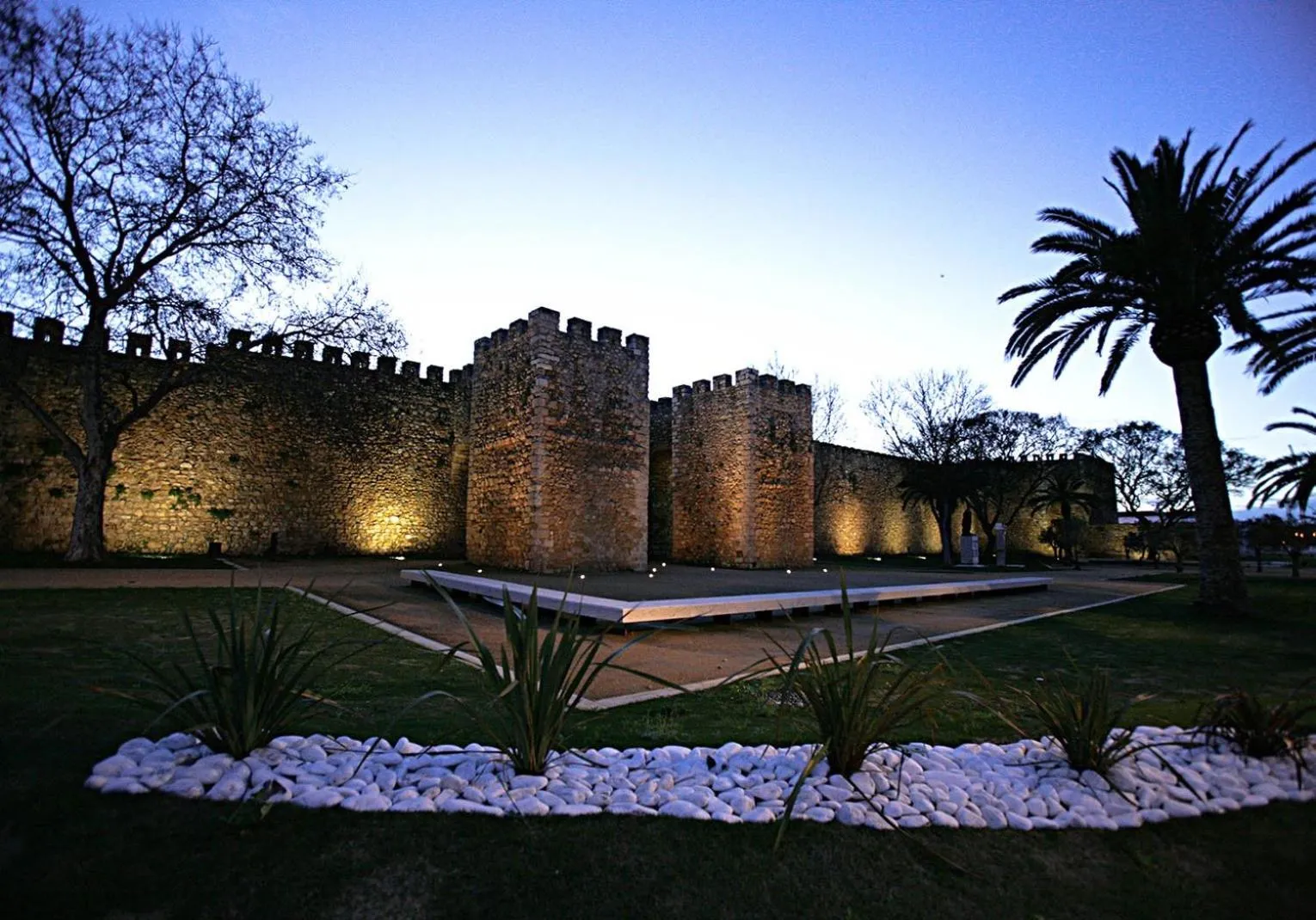Landmark view in Atalaia Sol Aparthotel - tennis & heated pool in winter