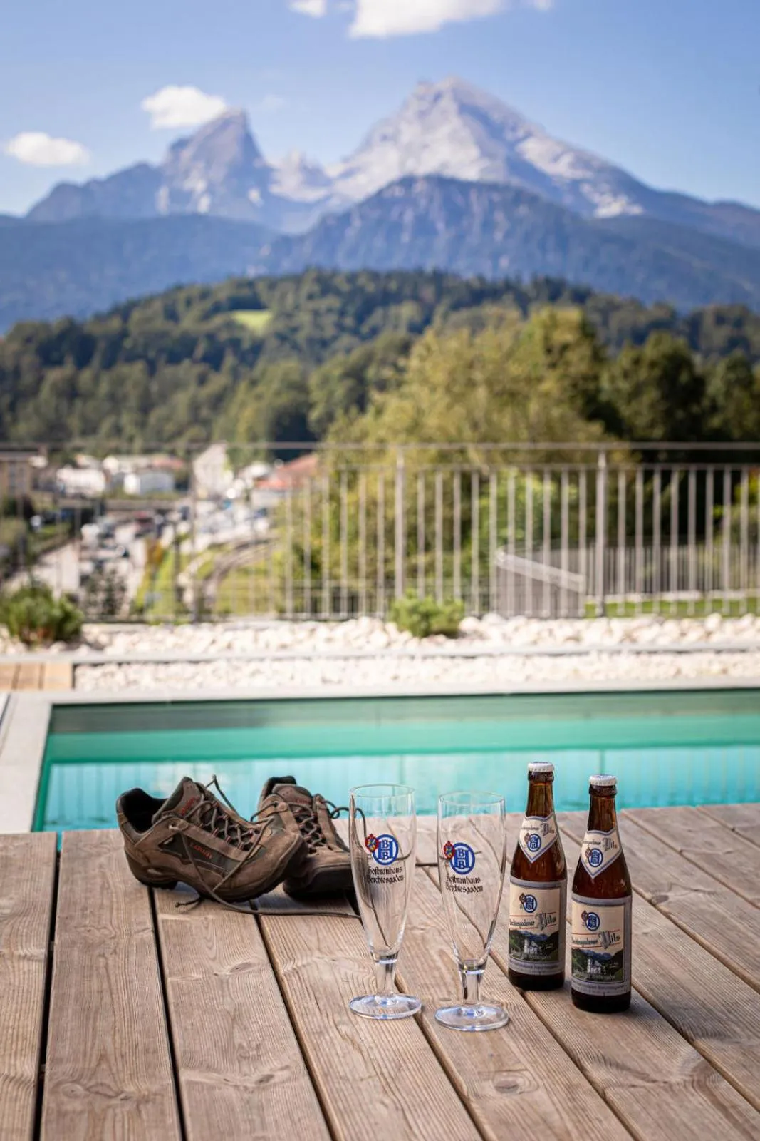 Swimming pool in Hotel AlpinaRos