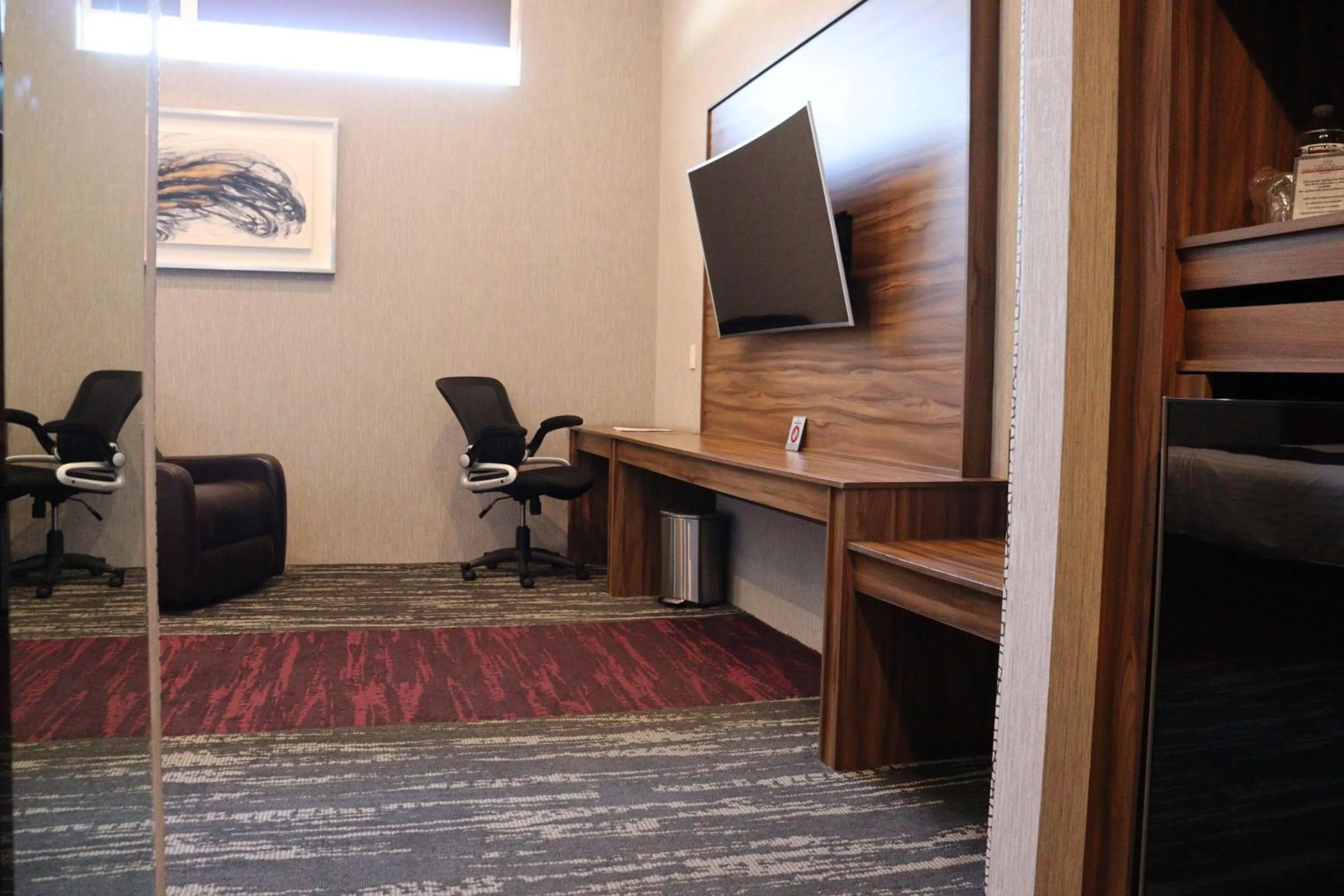 Bed in Wyndham Garden Aguascalientes Hotel & Casino