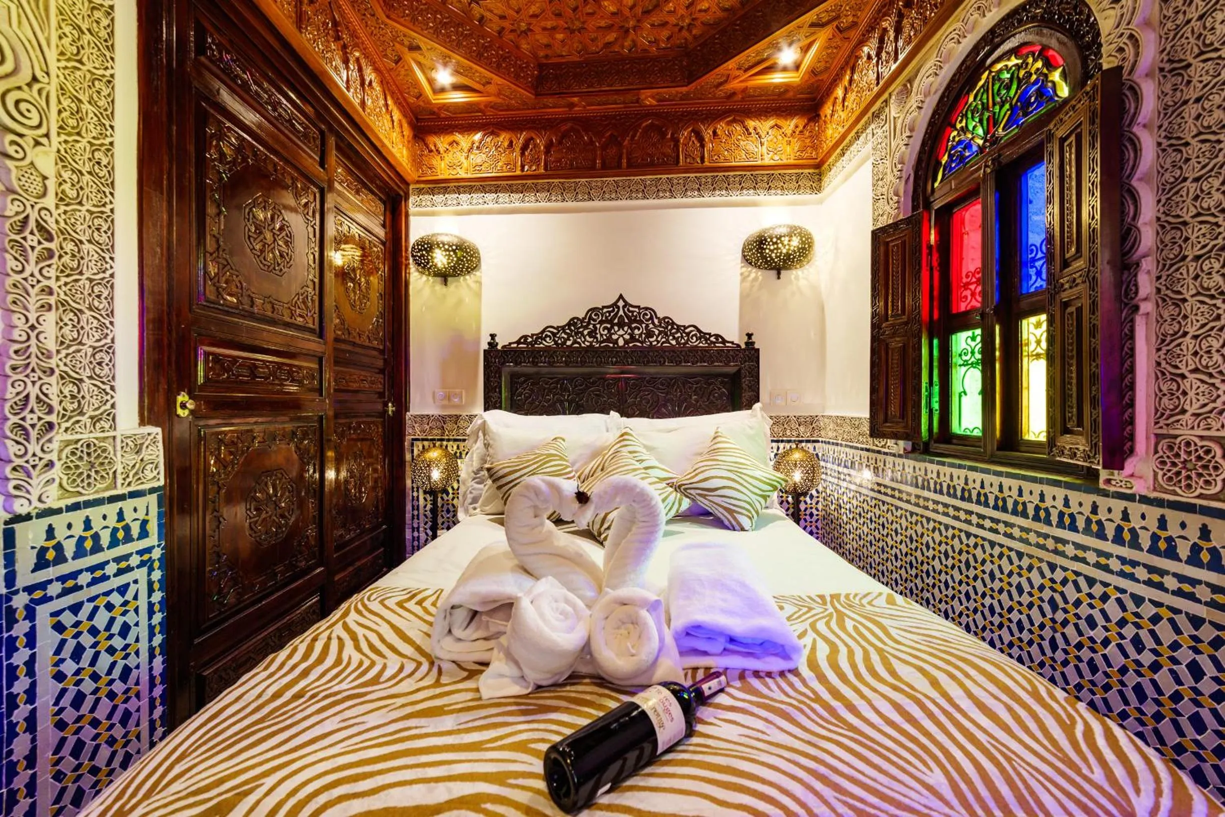 Bedroom, Bed in Riad Rcif & Spa Originale