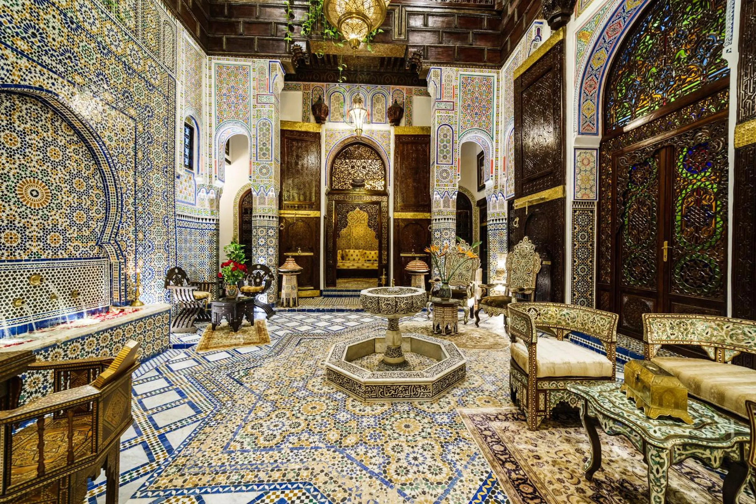 Lobby or reception in Riad Rcif & Spa Originale