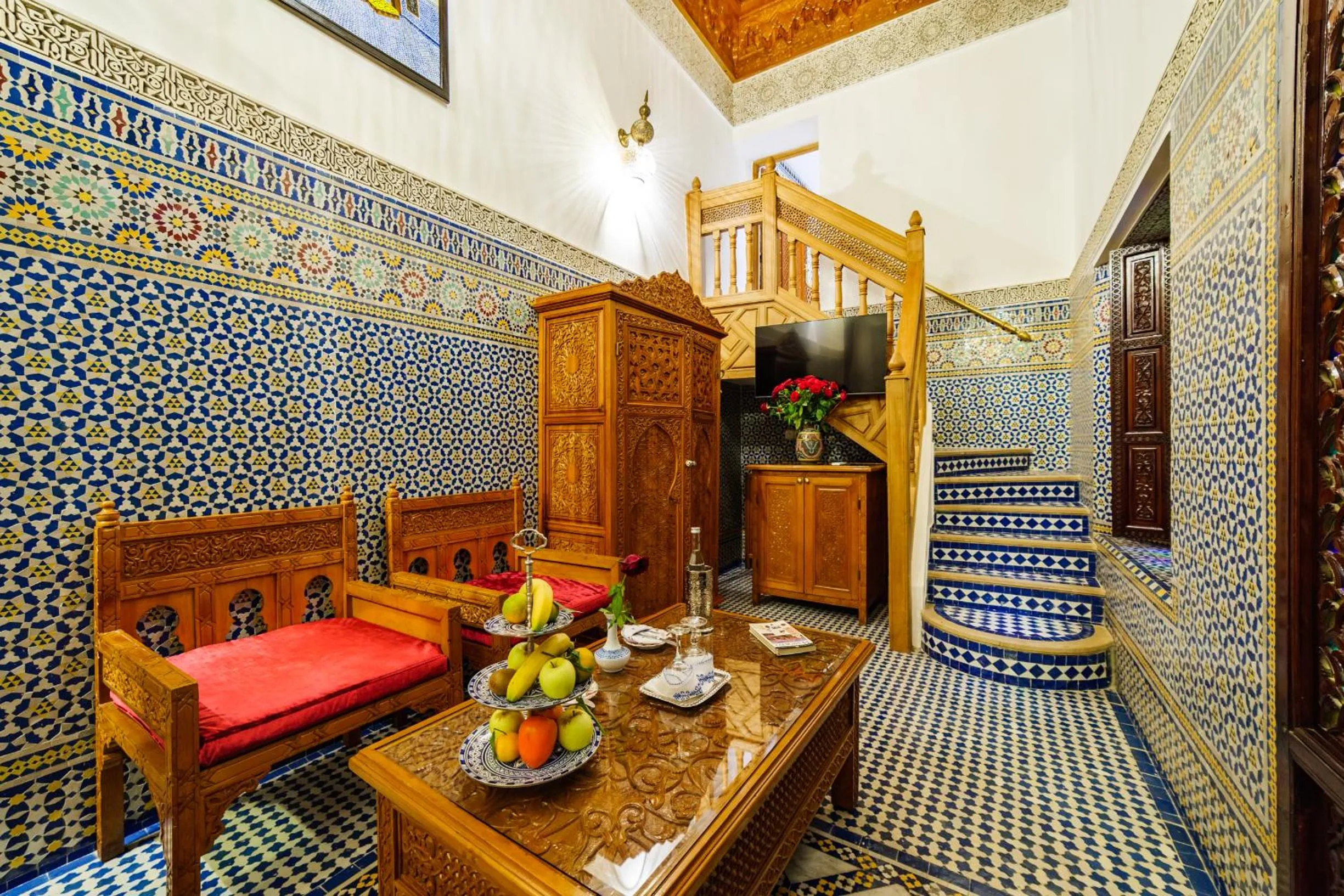 Living room in Riad Rcif & Spa Originale