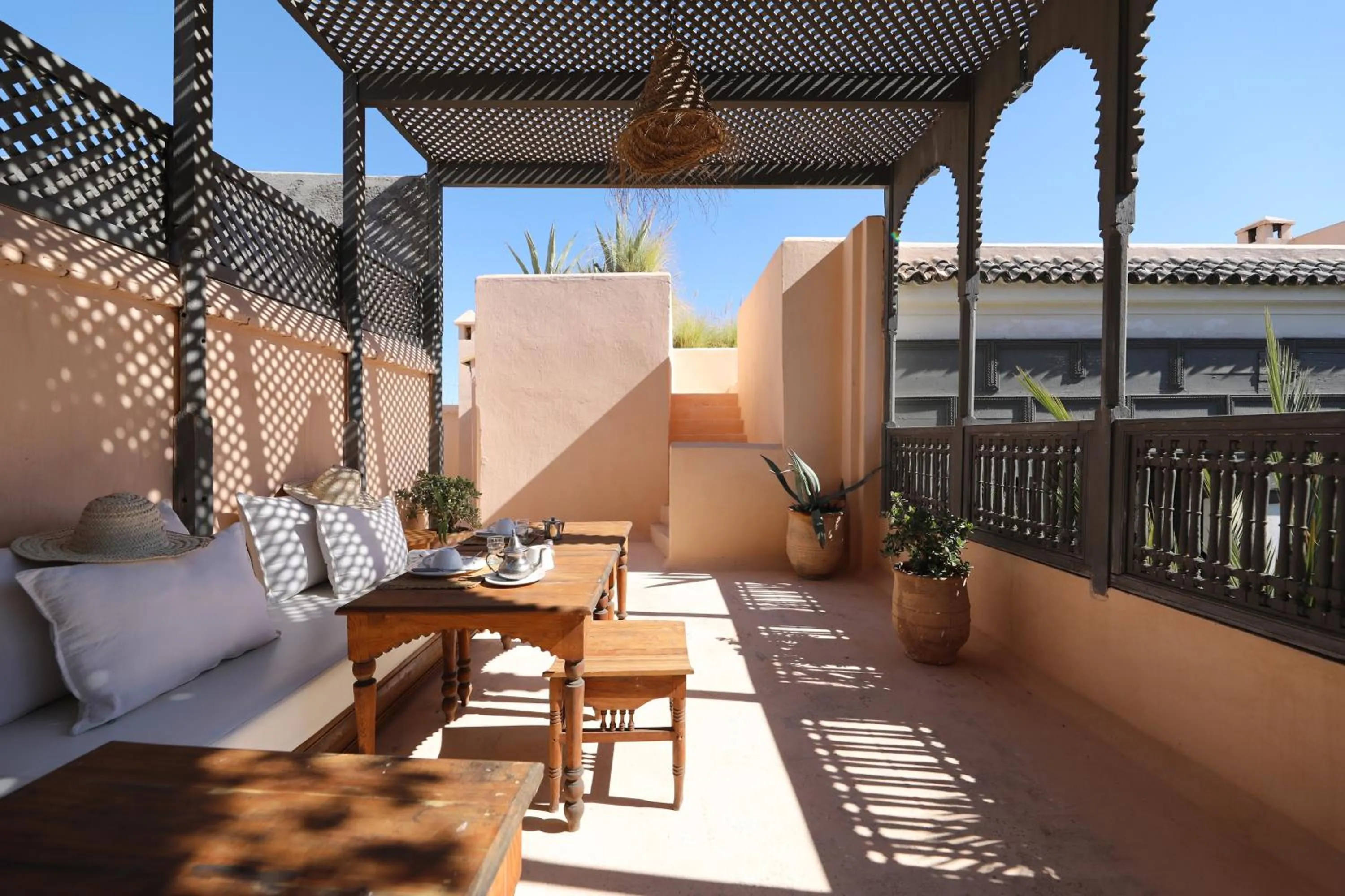 Balcony/Terrace in Riad Zaouia 44