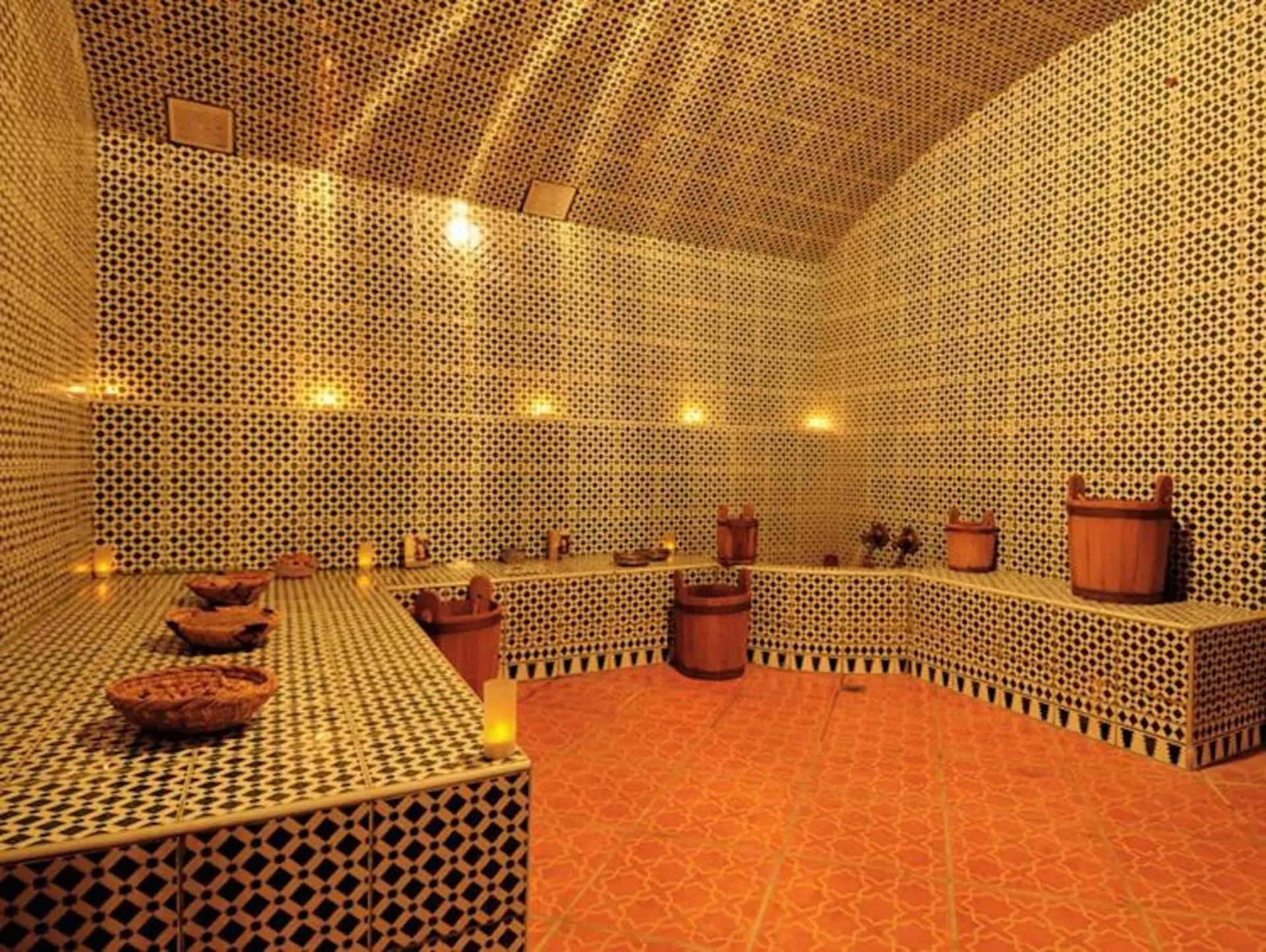 Sauna in Perla Hôtel