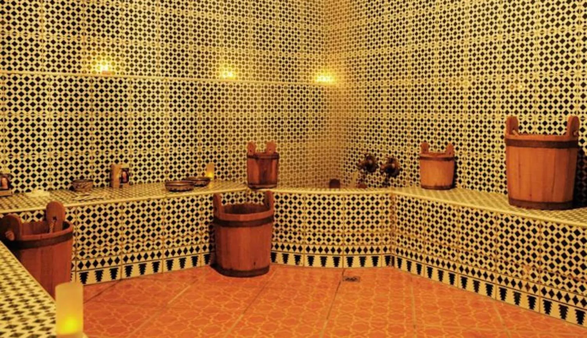 Sauna in Perla Hôtel