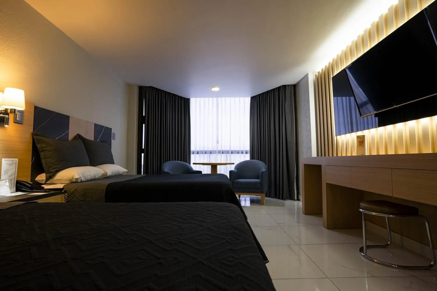 Bed in Hotel Real Plaza