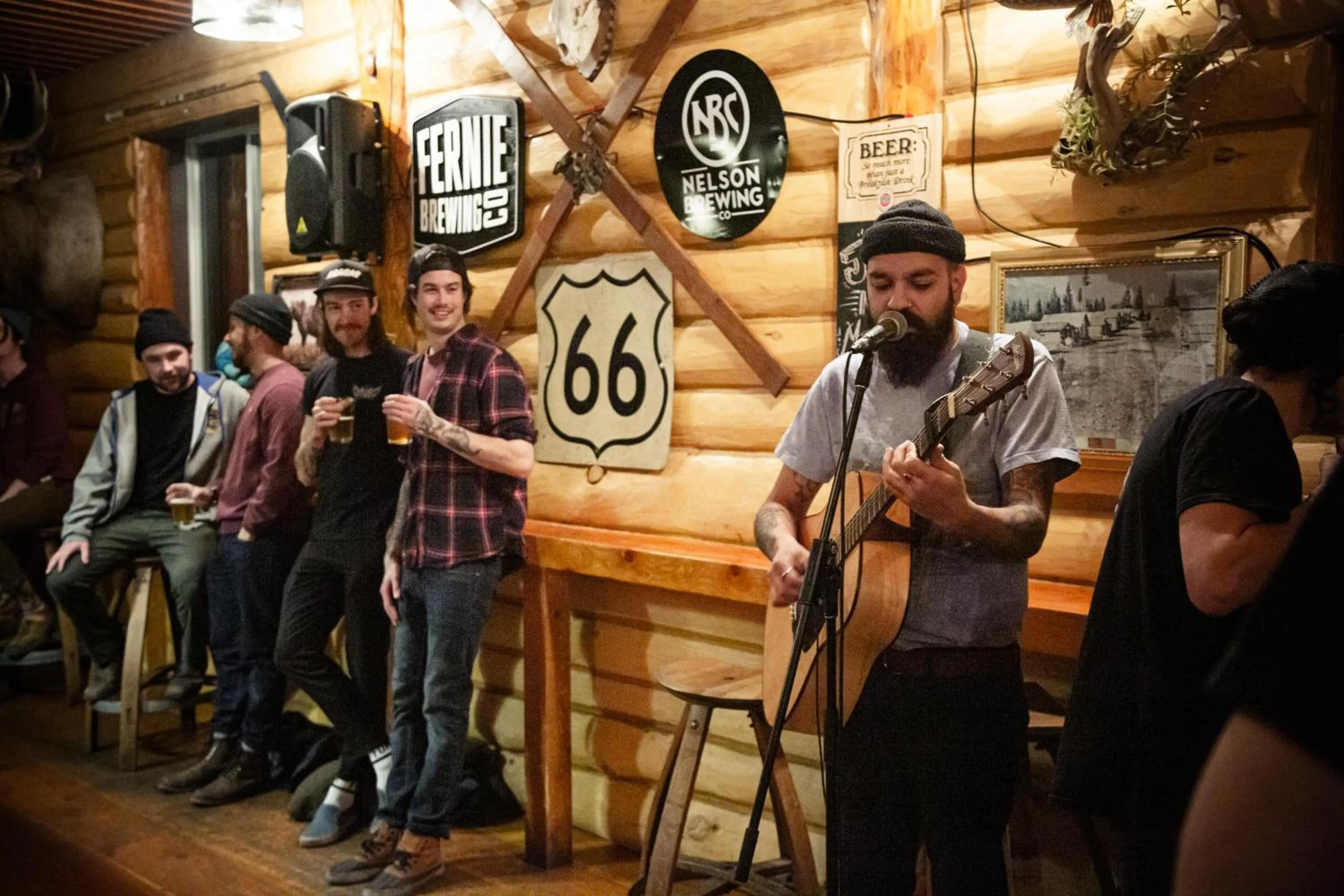 People in The Raging Elk Adventure Lodging