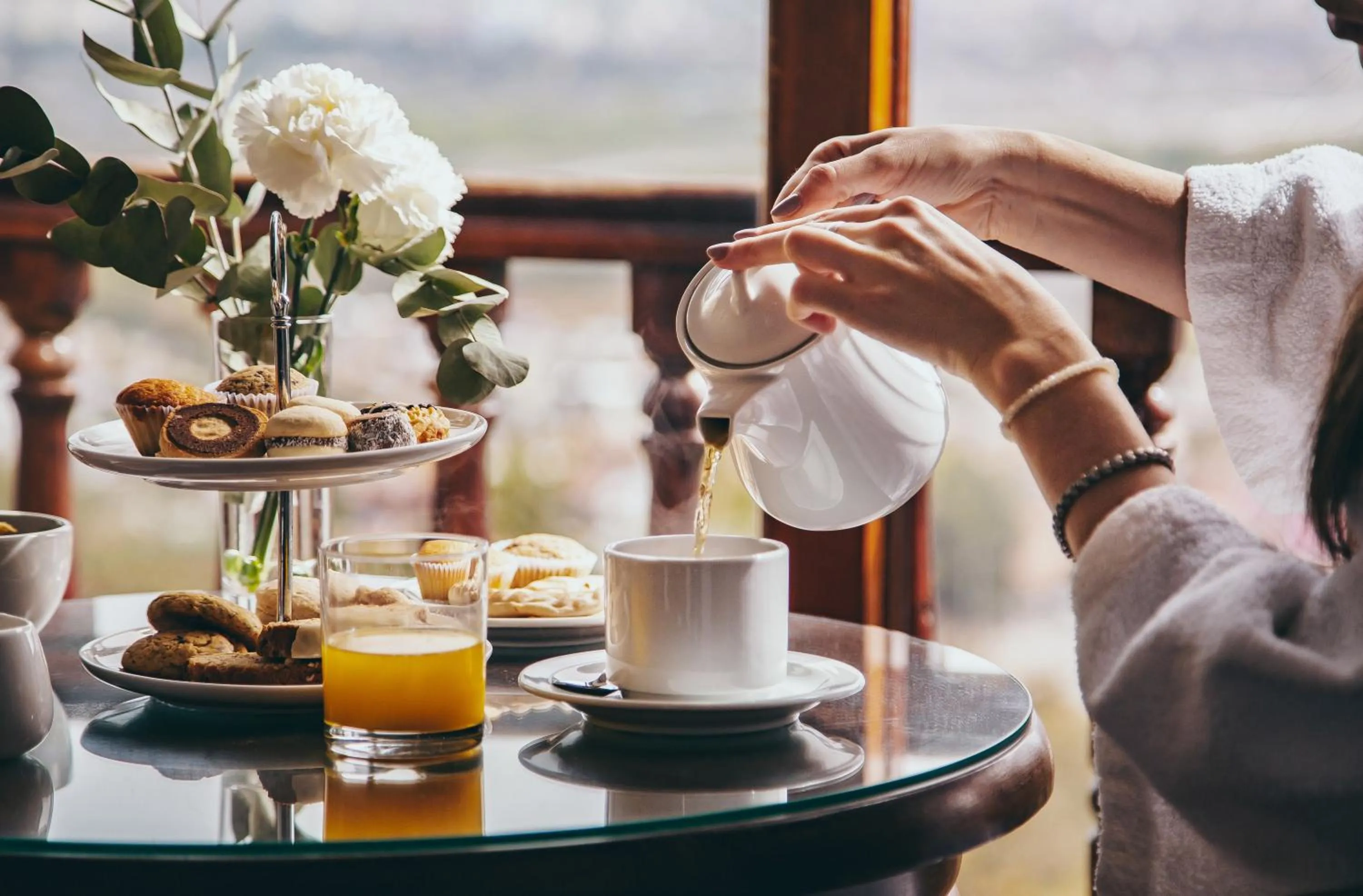 Breakfast in Altos de la Viña, Wine Hotel & Spa