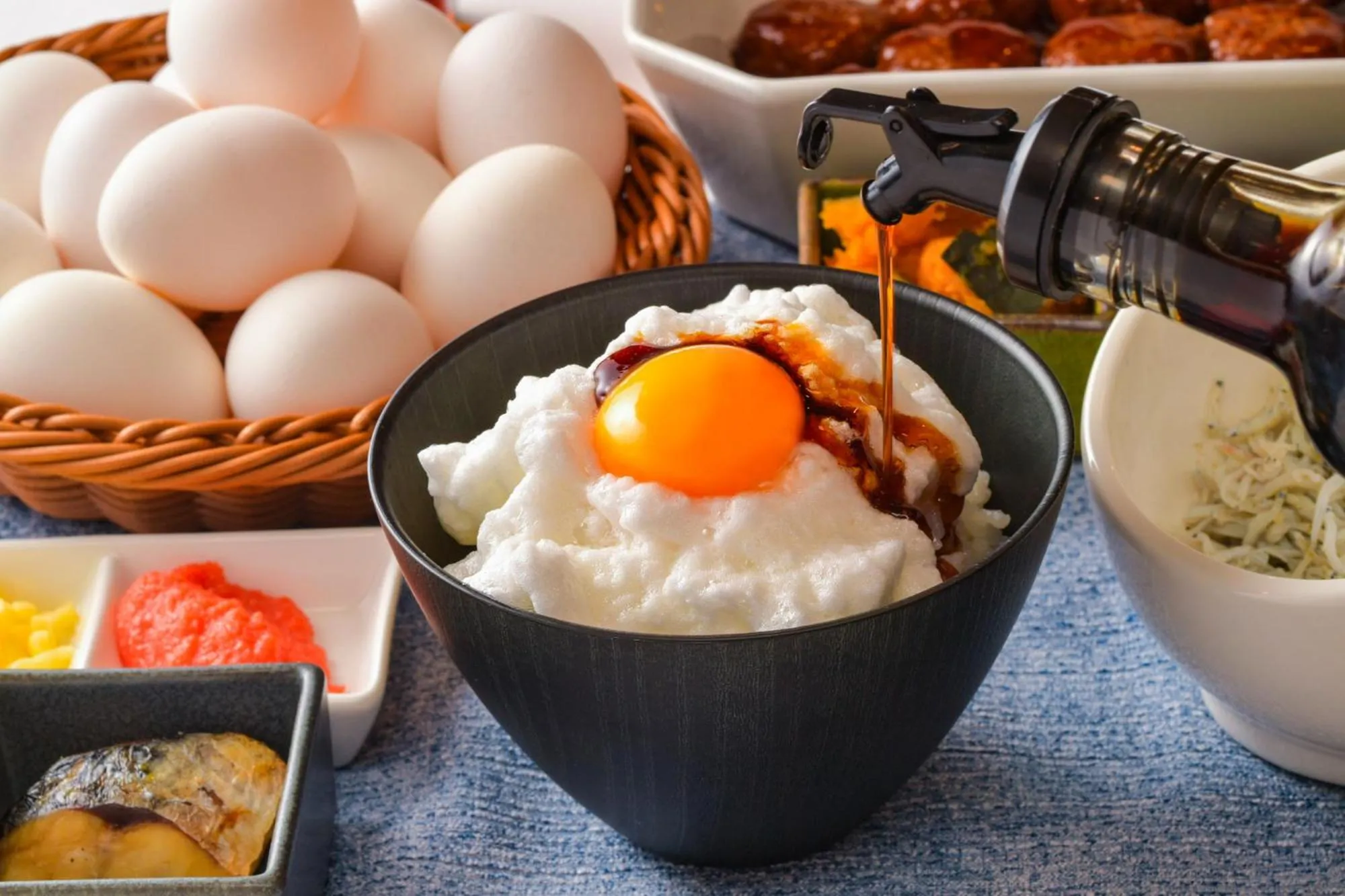 Buffet breakfast in Sanco Inn Shizuoka Kitaguchi