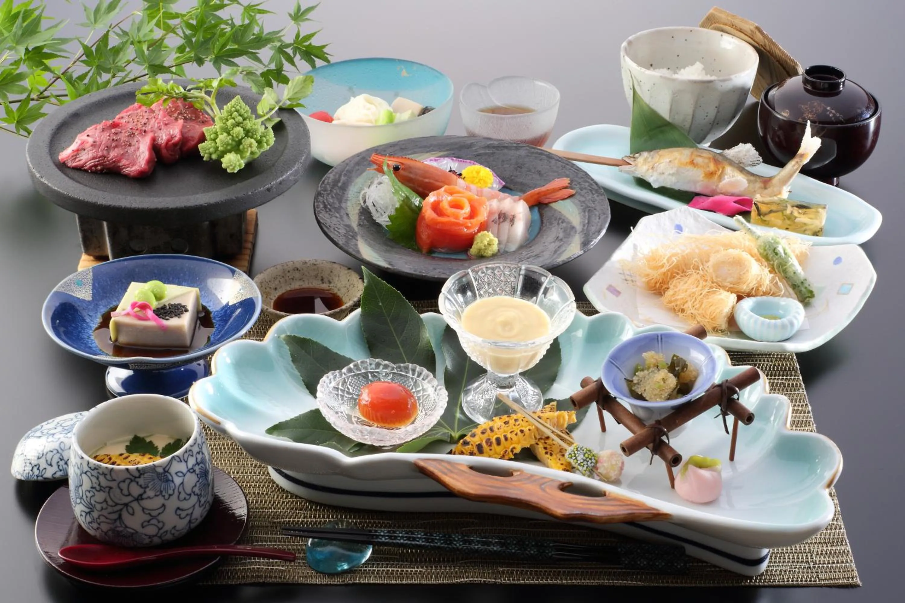 Dinner in Kinseikan Seseragi