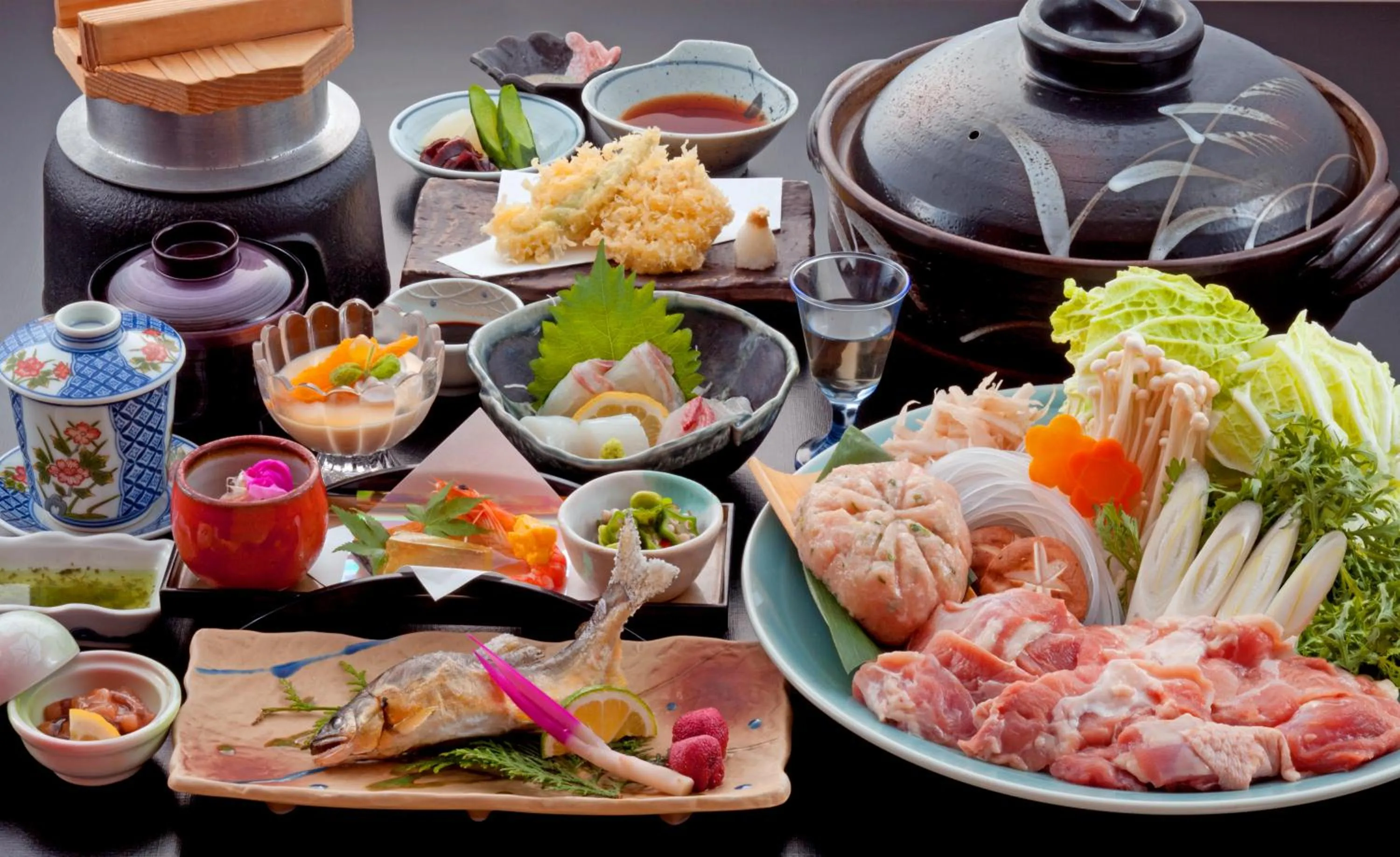 Food in Yufu Ryochiku