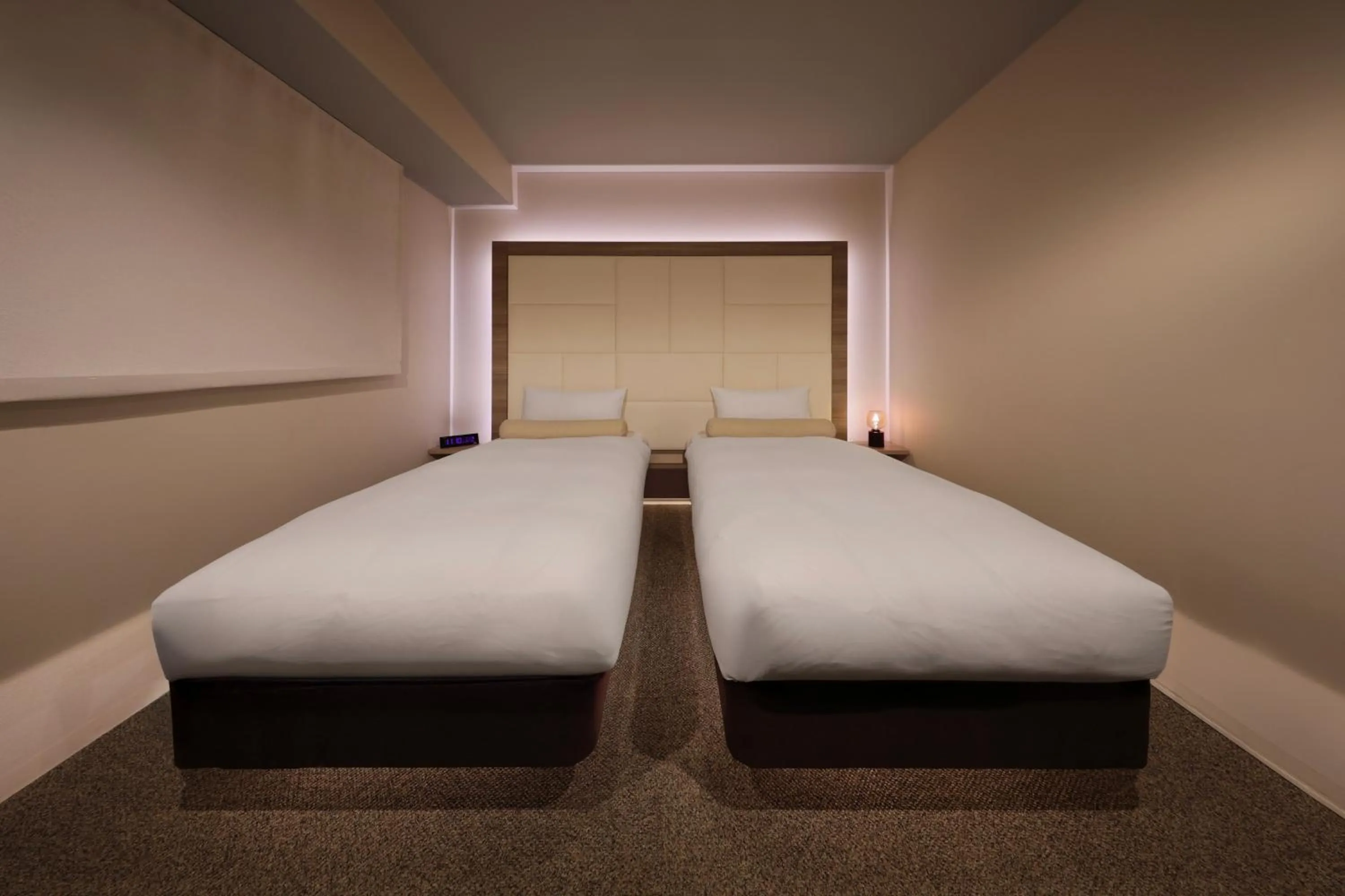 Bed in Doutonbori Crystal Hotel