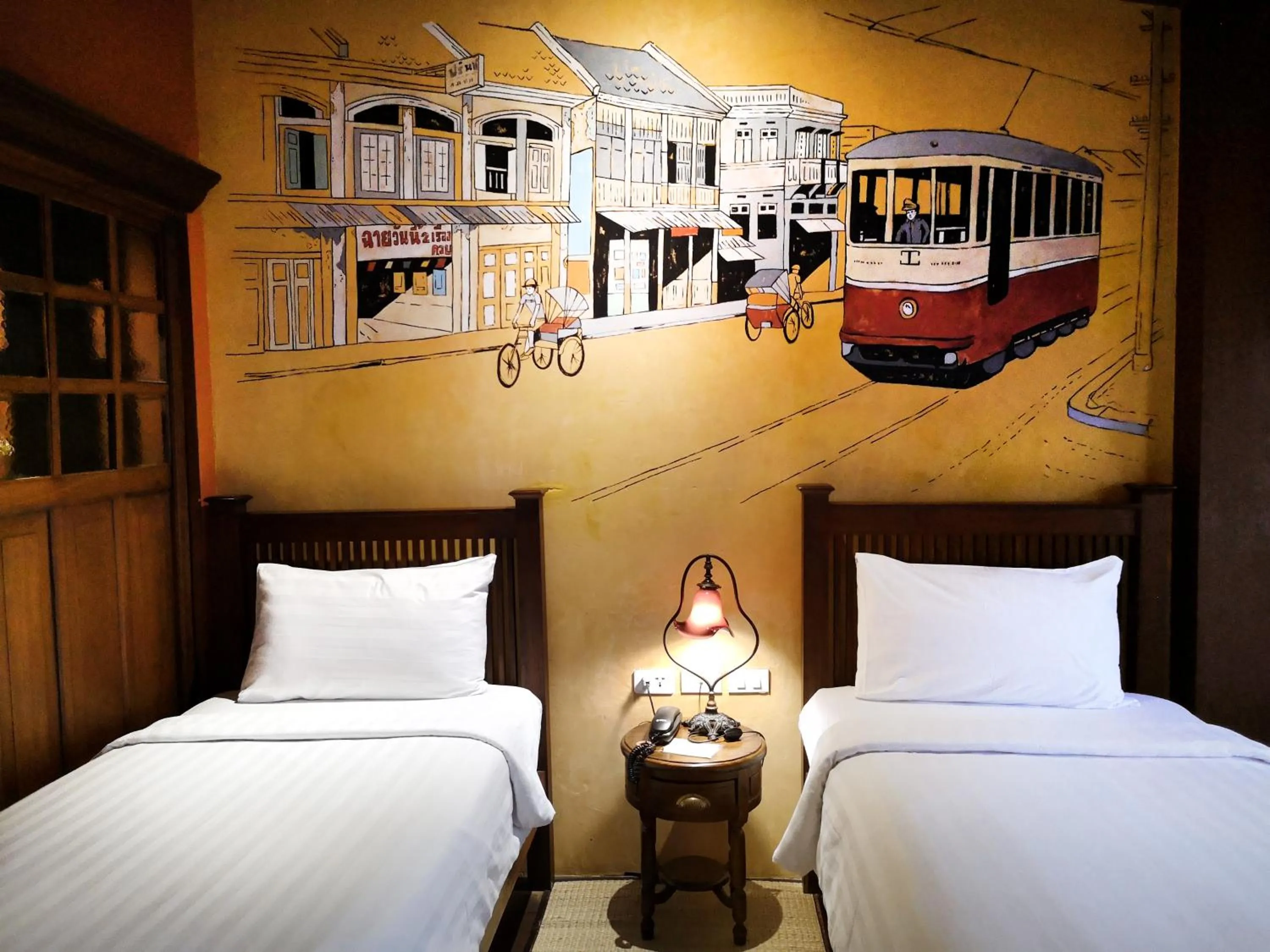 Bedroom, Bed in Old Capital Bike Inn - SHA Certified