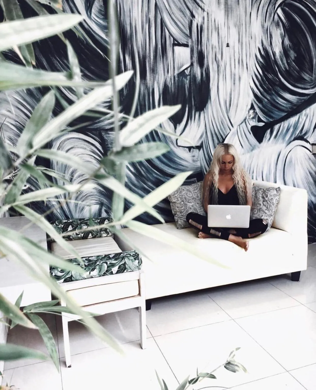 Living room in La Belle Villa