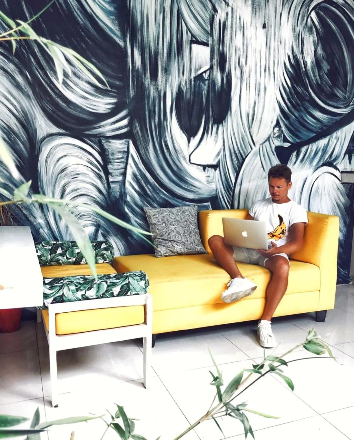 Living room in La Belle Villa