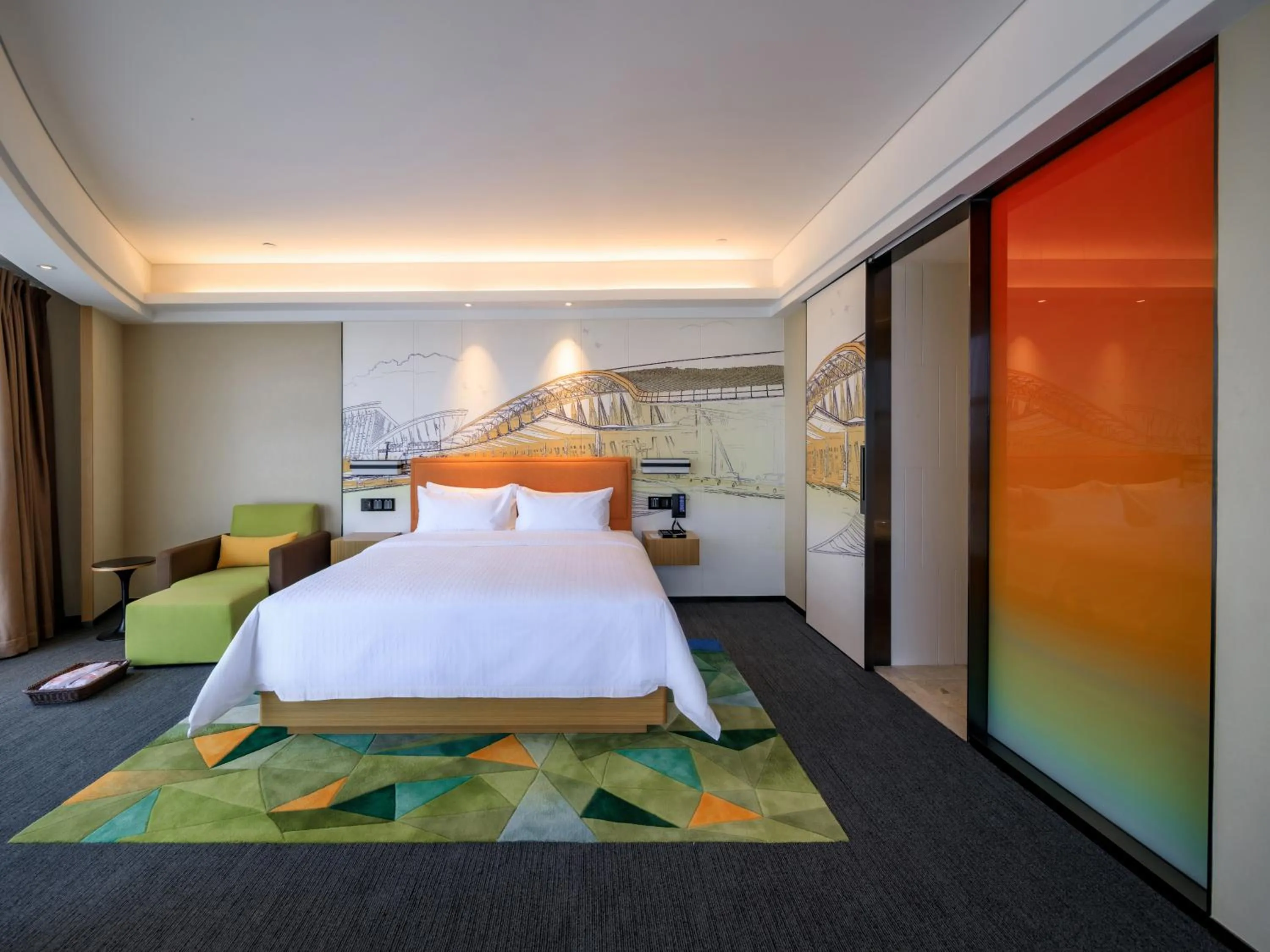 Bed in Hampton by Hilton Guangzhou Baiyun Airport North