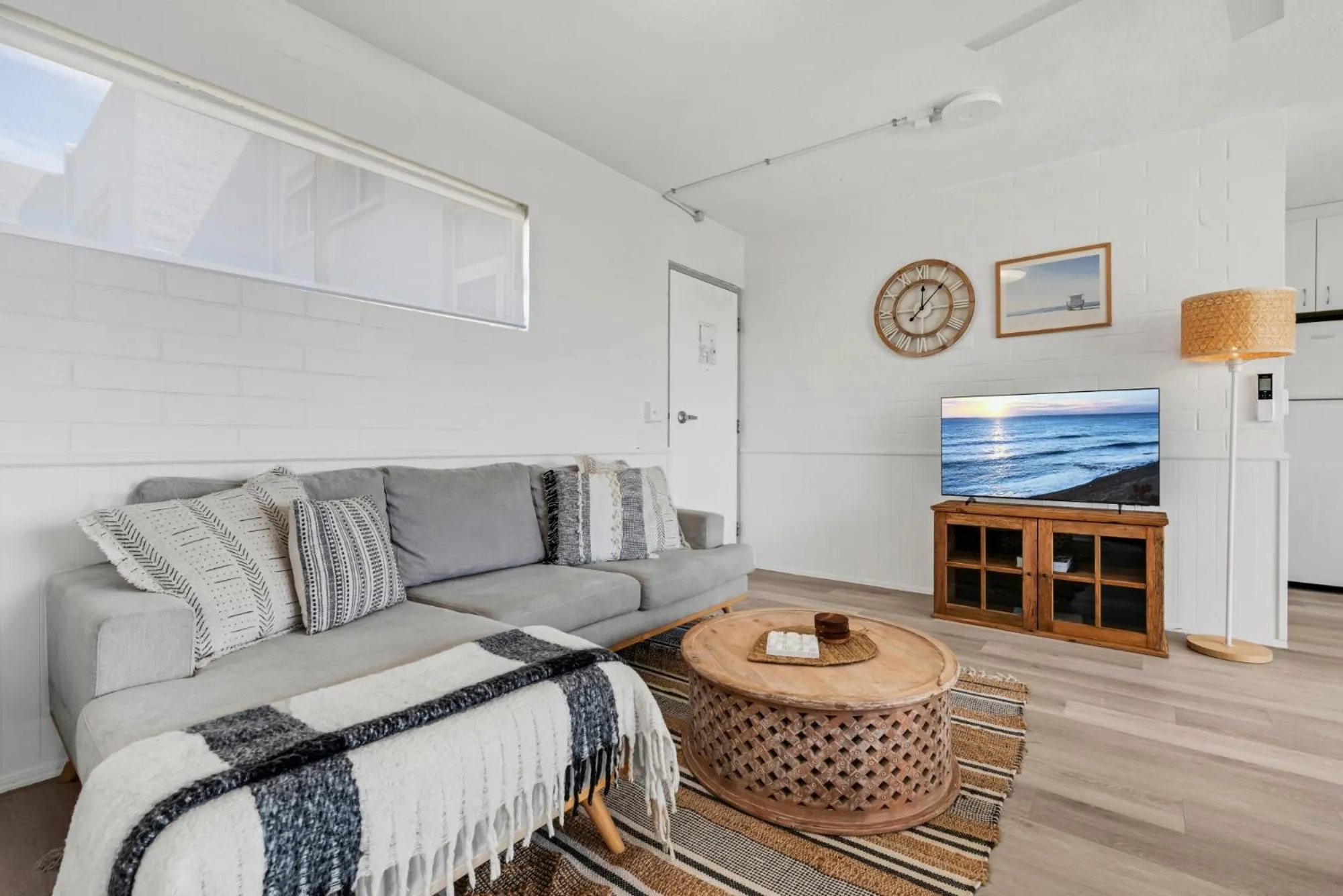 Living room in Surf Dance Apartments