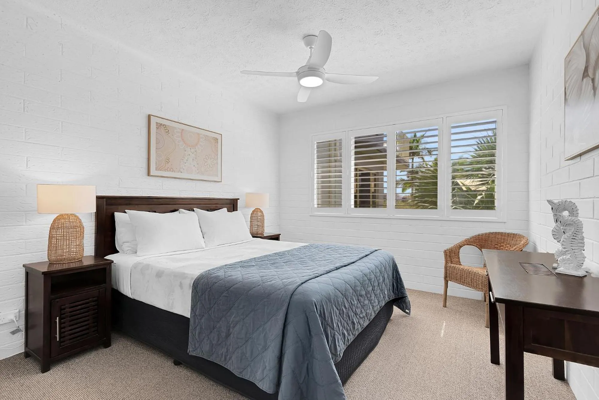 Bedroom, Bed in Surf Dance Apartments