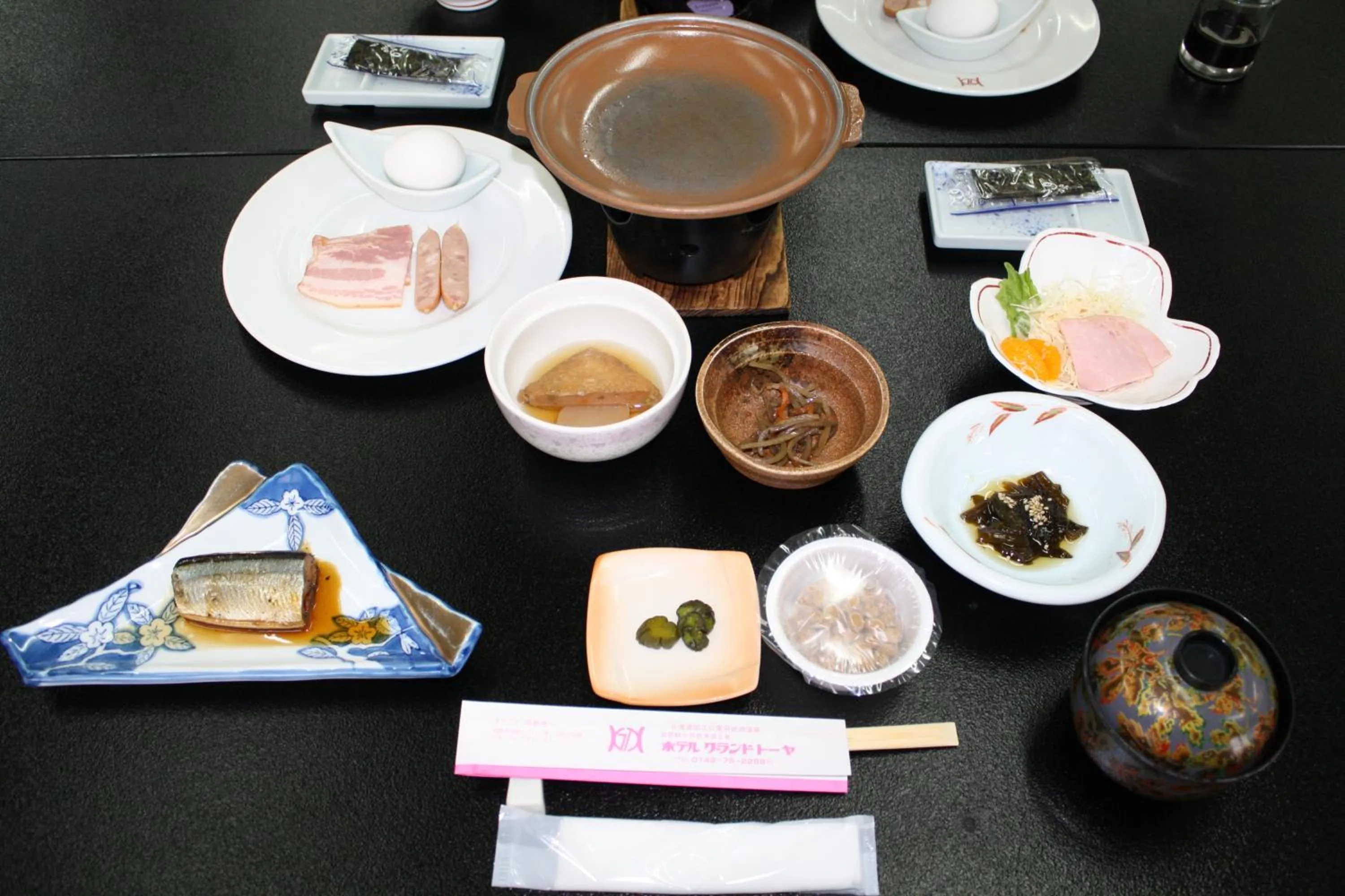 Breakfast in Hotel Grand Toya