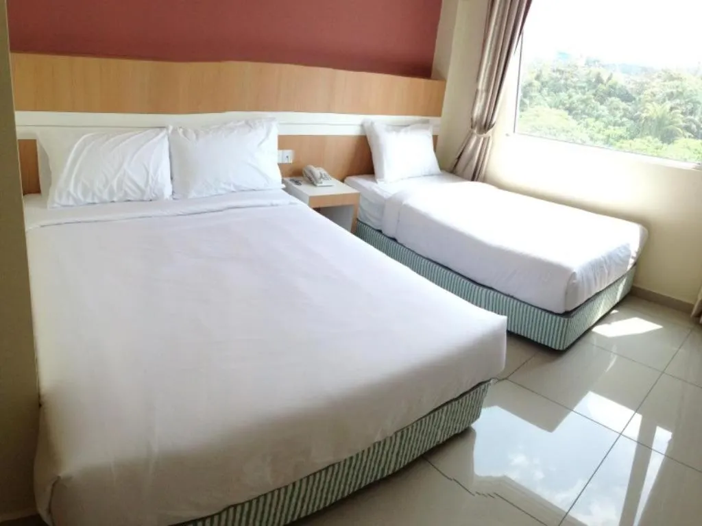 Bed in Caspari Hotel