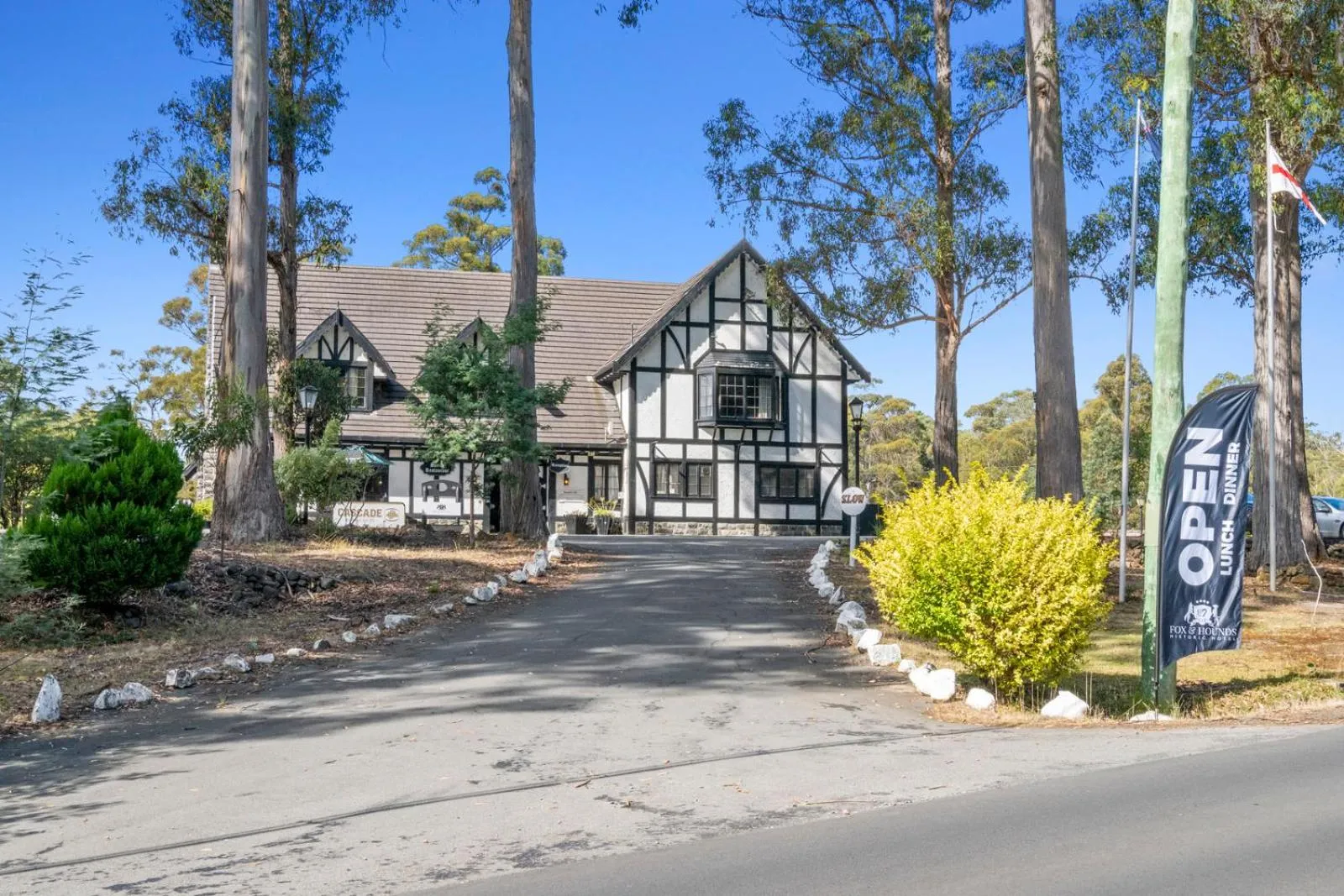 Property building in The Fox and Hounds Historic Hotel