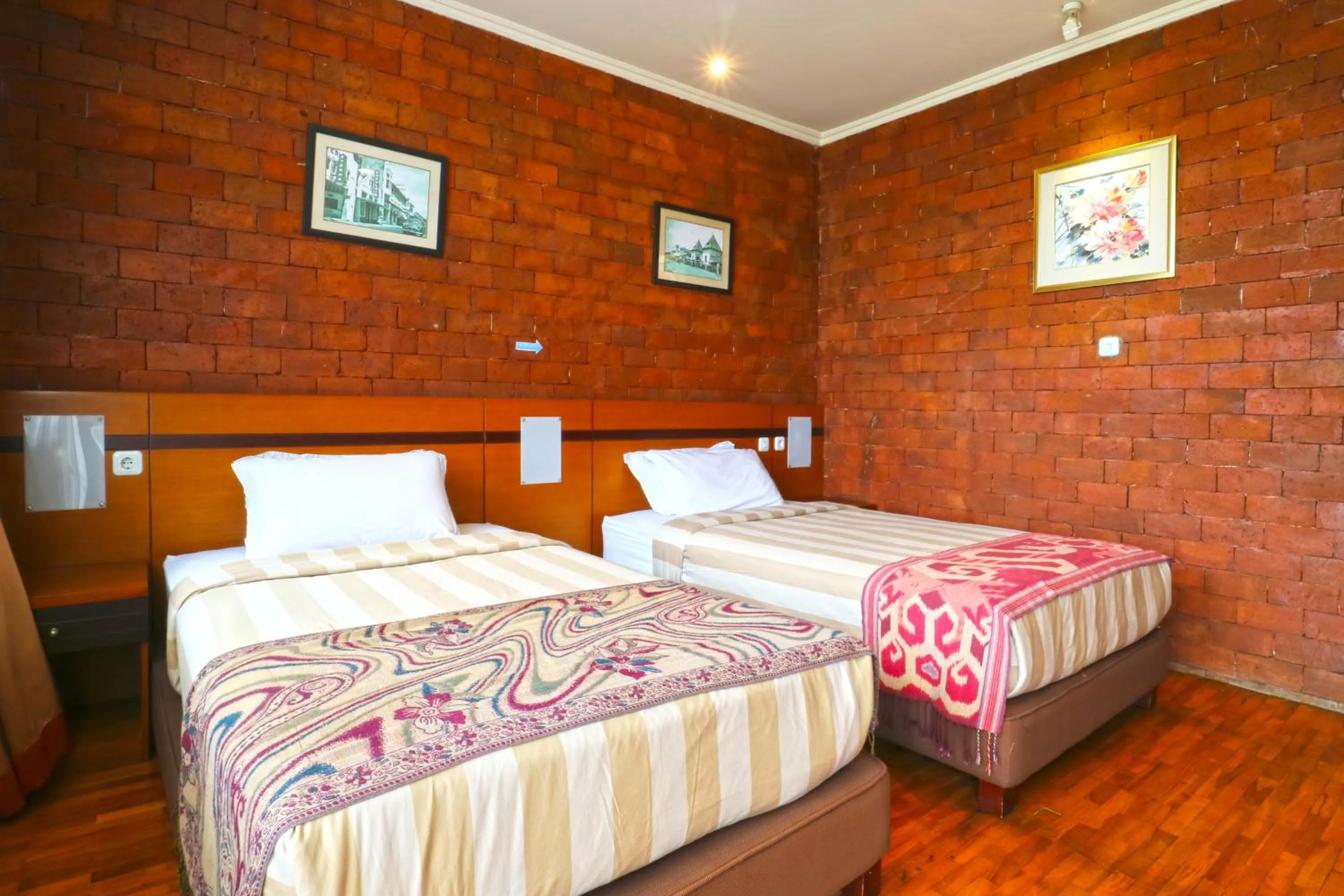 Bed in Villa Gardenia Bandung