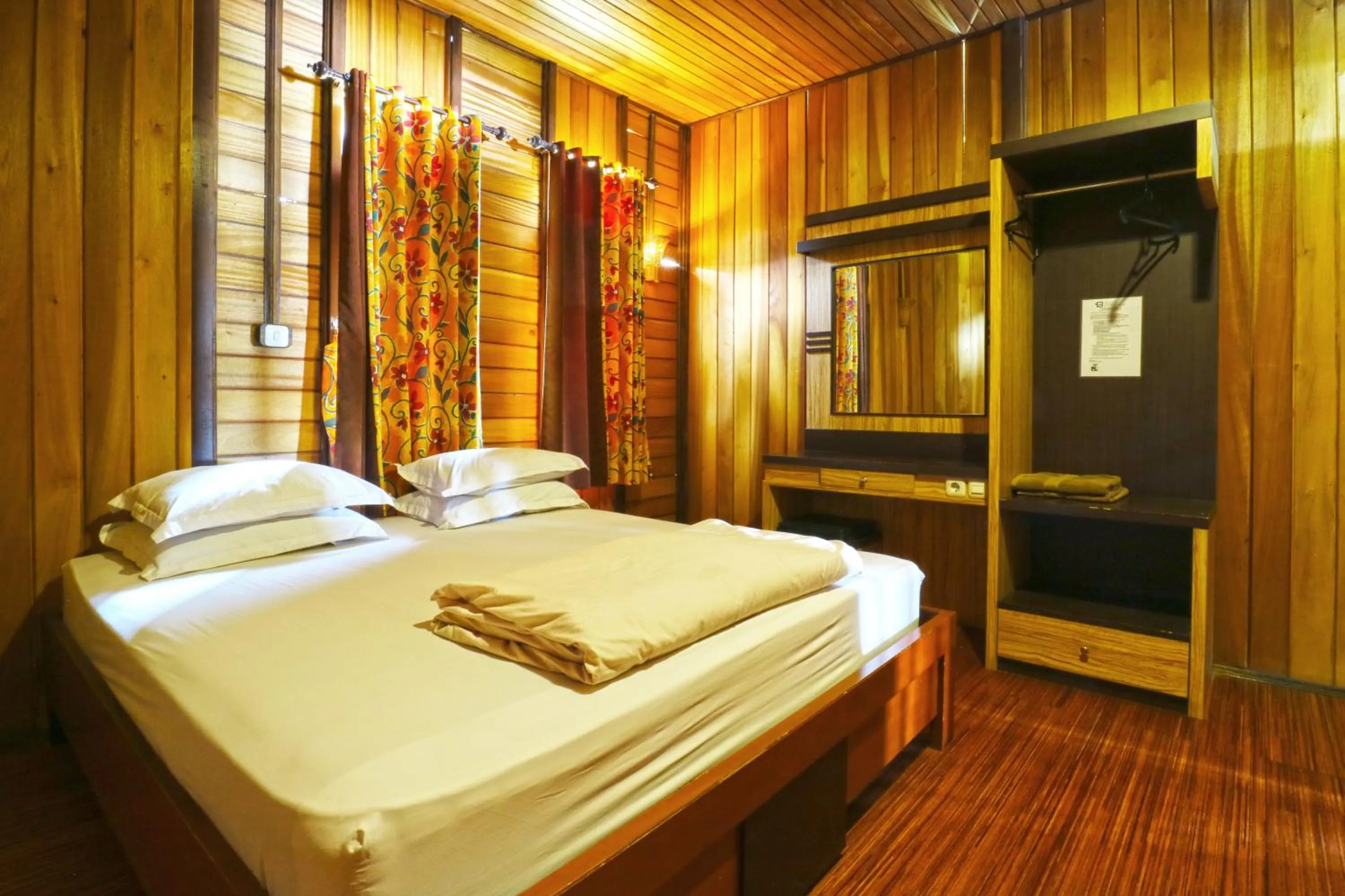 Bed in Villa Gardenia Bandung