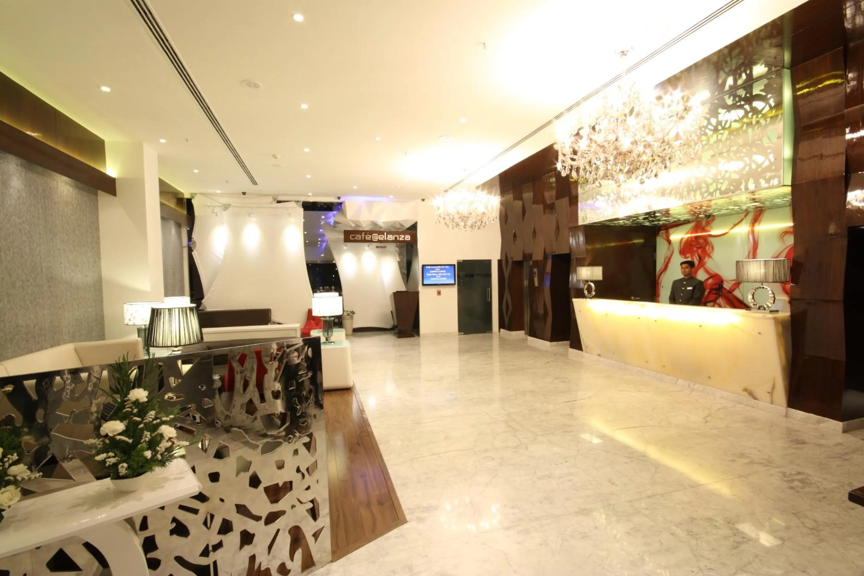 Lobby or reception in The Elanza Hotel, Bangalore