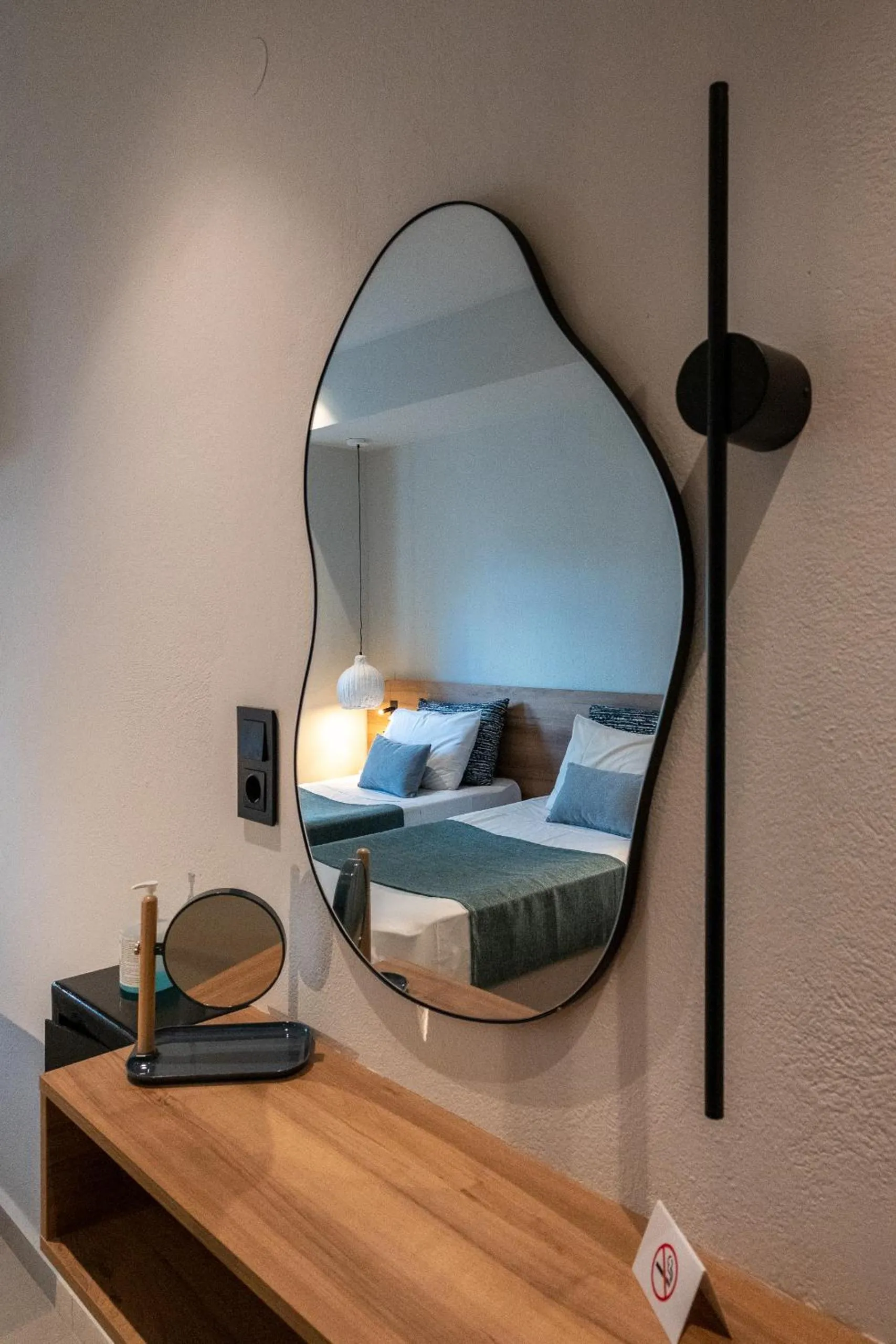 Bed in Psaras Apartments