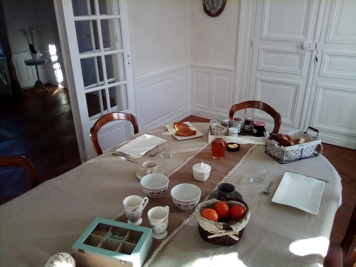Continental breakfast in Charme D Antan
