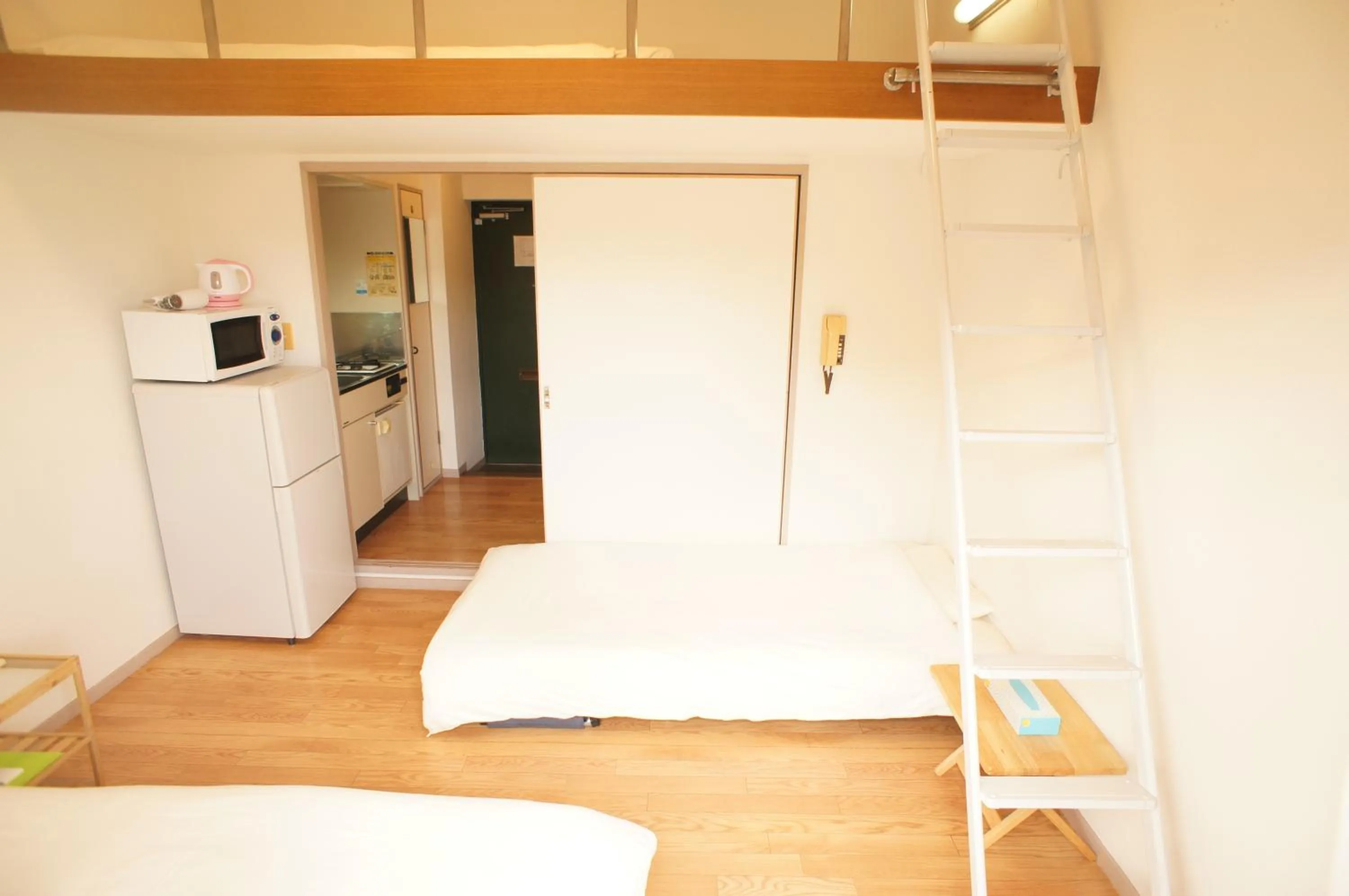 Photo of the whole room, Bed in Plusone Fujisaki