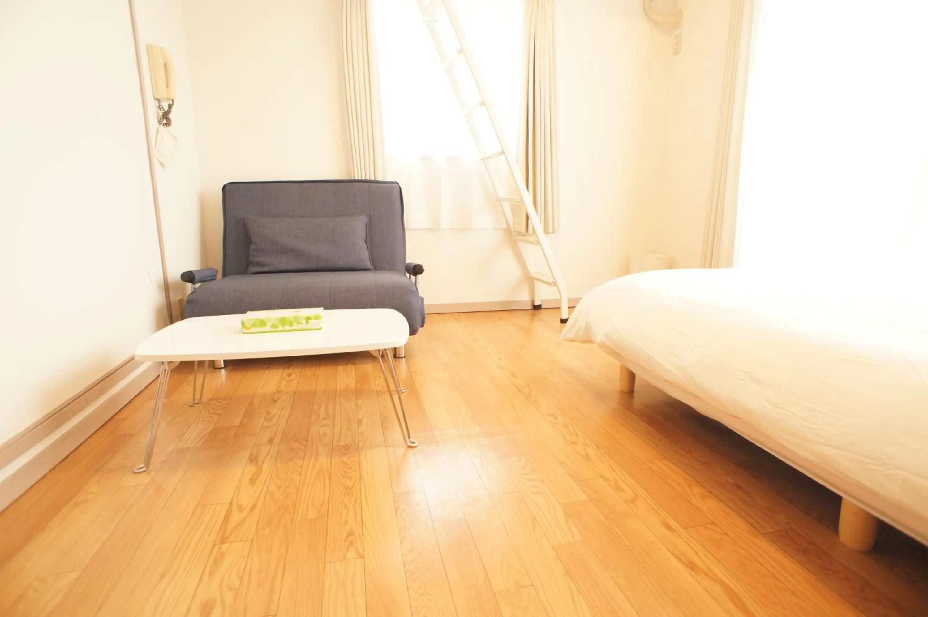 Photo of the whole room, Bed in Plusone Fujisaki