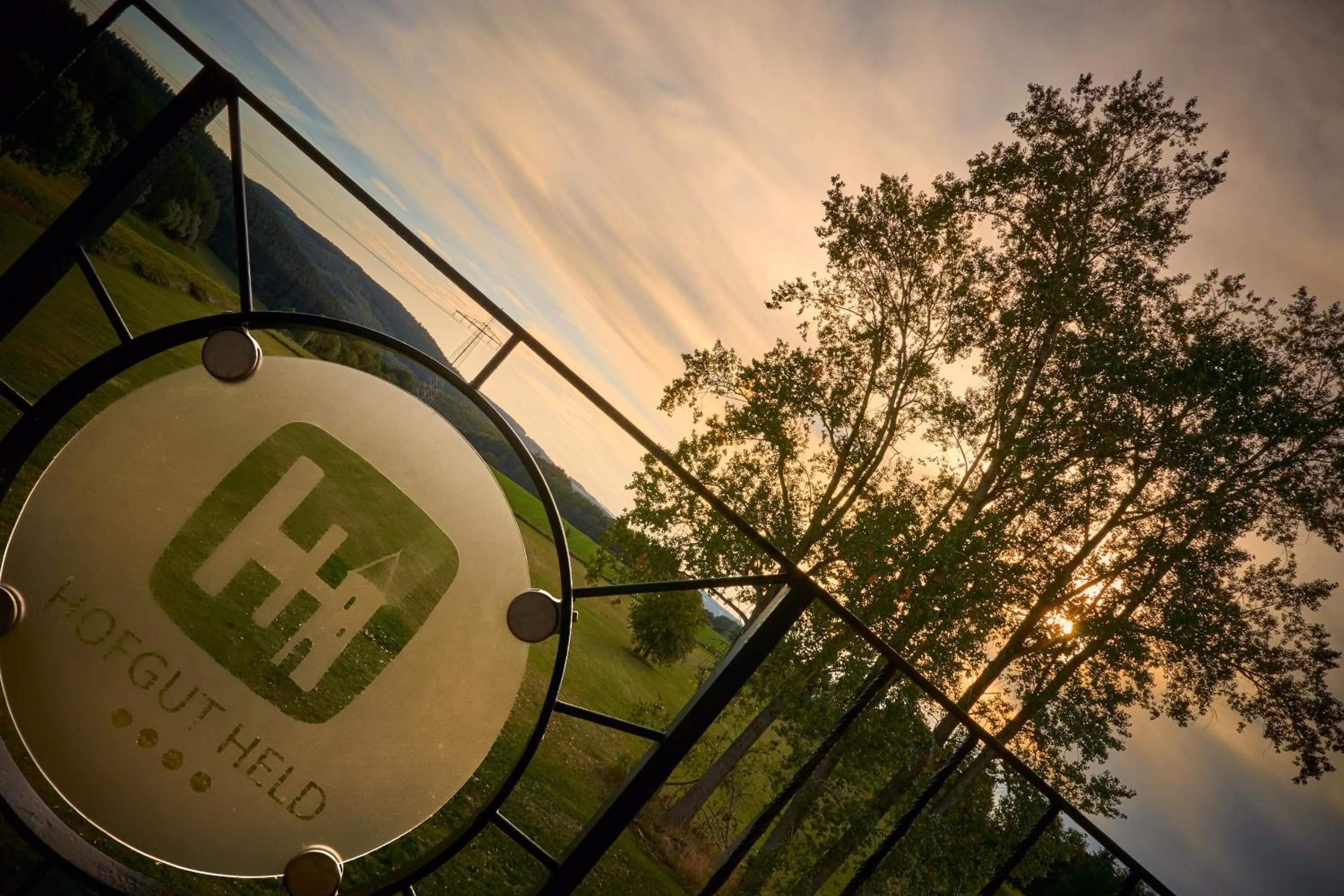 Garden view in Hofgut Held