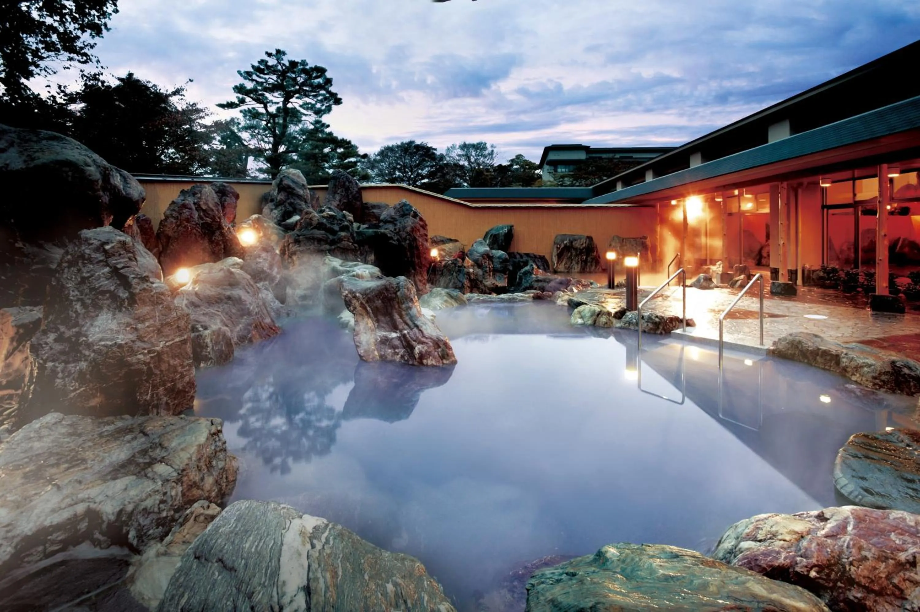 Hot Spring Bath in Kintarou Onsen Hotel