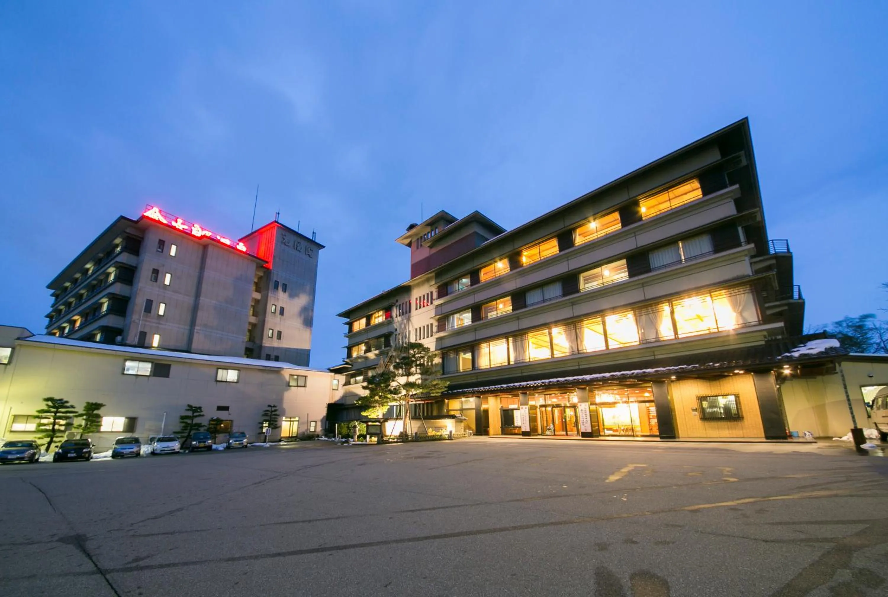 Property building in Kintarou Onsen Hotel