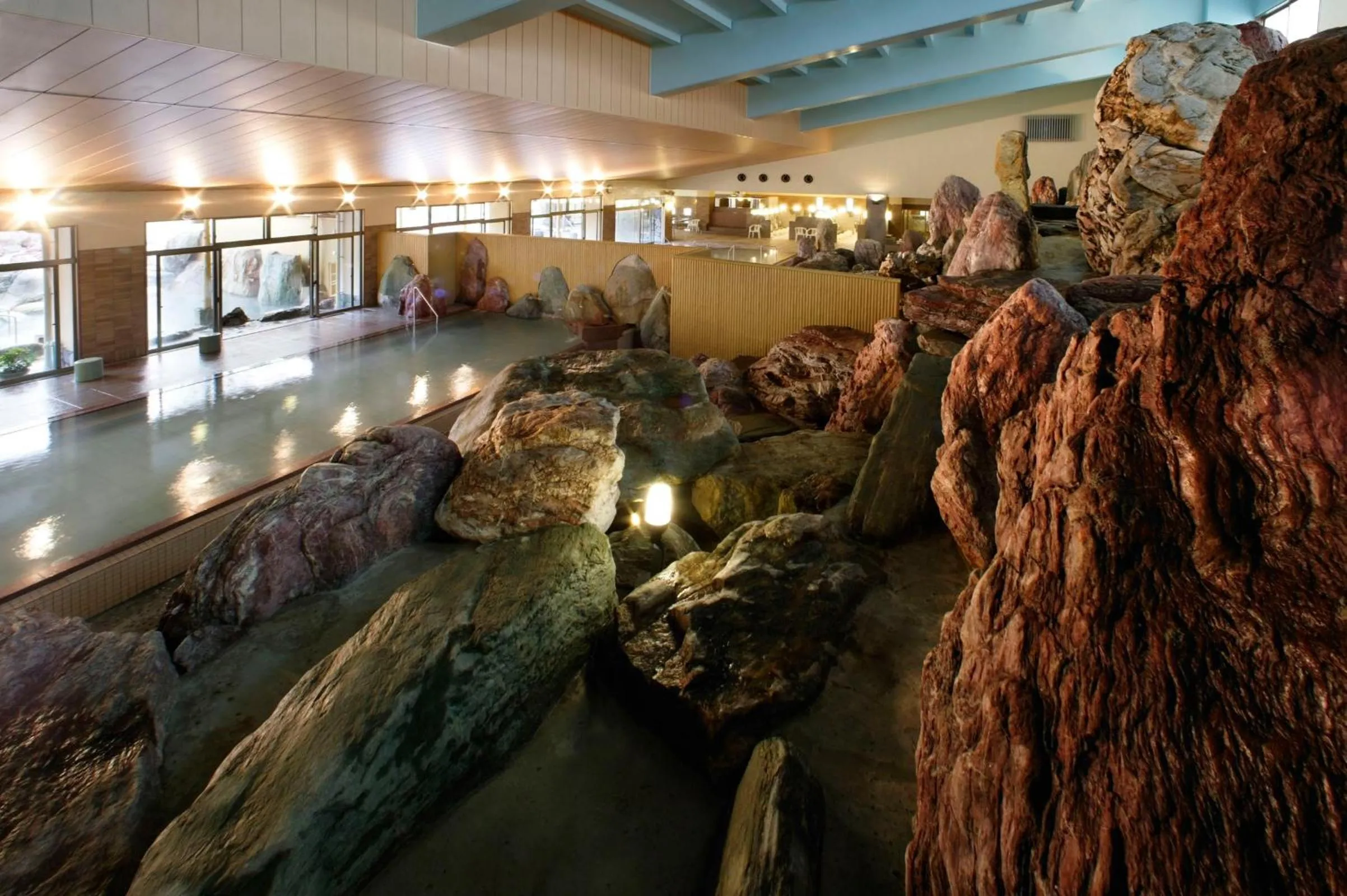 Hot Spring Bath in Kintarou Onsen Hotel