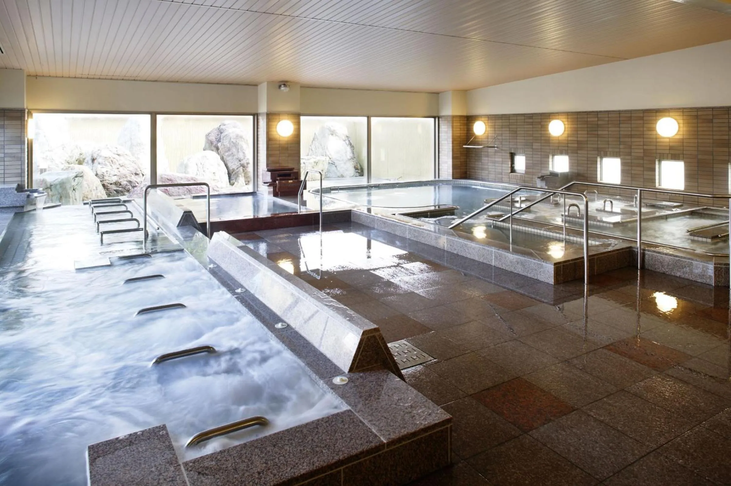 Hot Spring Bath in Kintarou Onsen Hotel