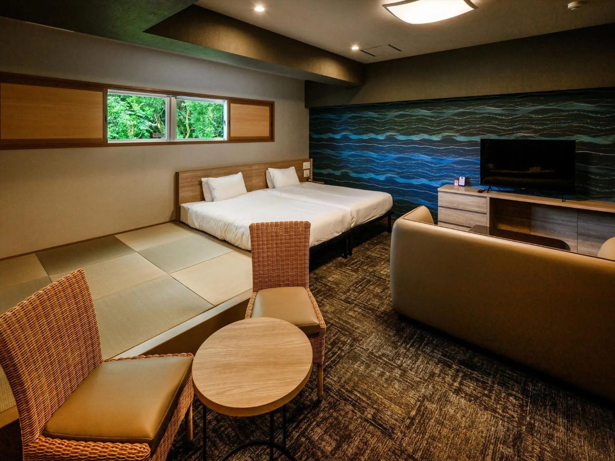 Bed in Lit Hotel NAKIJIN