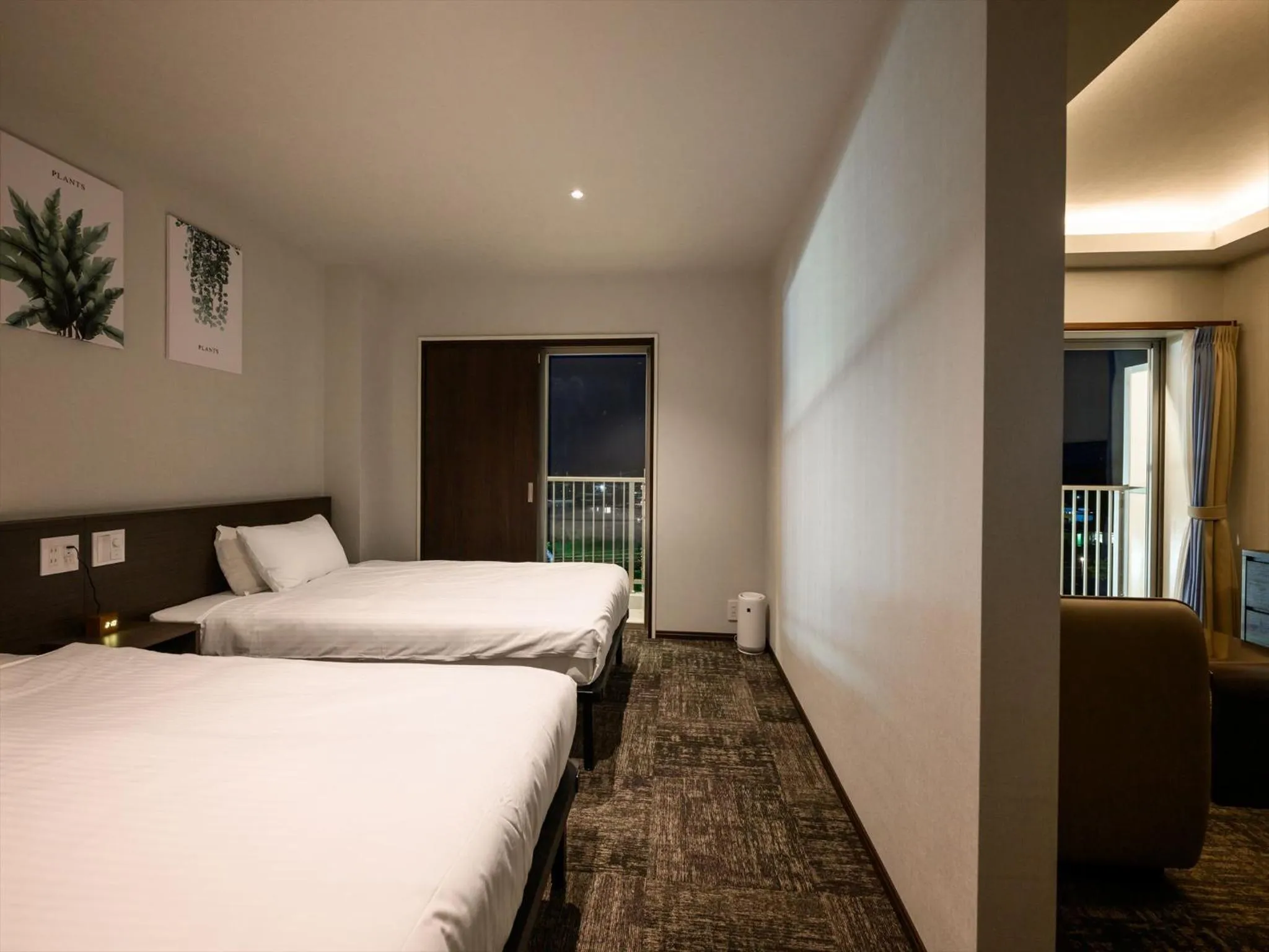 Bed in Lit Hotel NAKIJIN