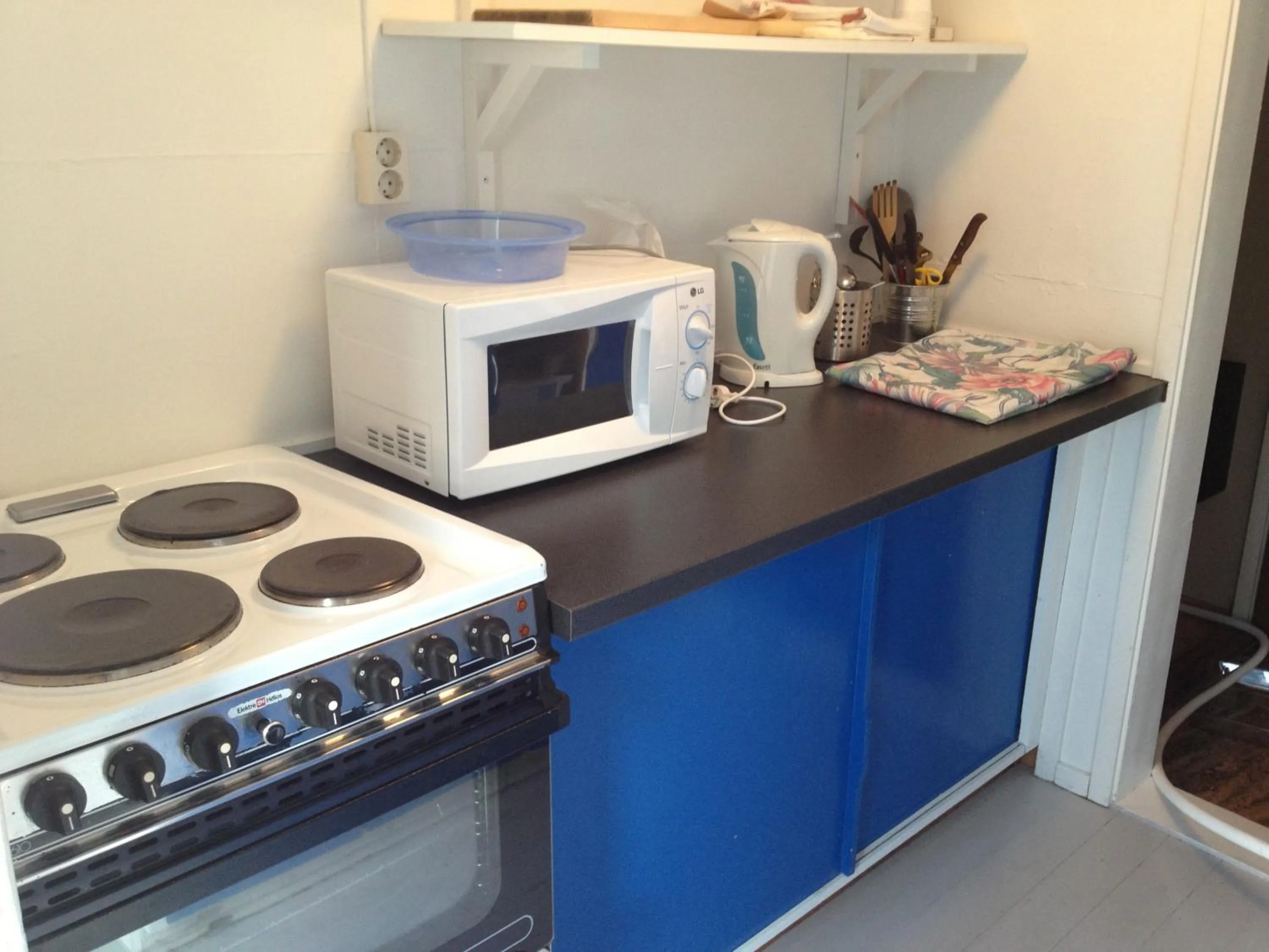 Kitchen or kitchenette in Källviken Semesterby