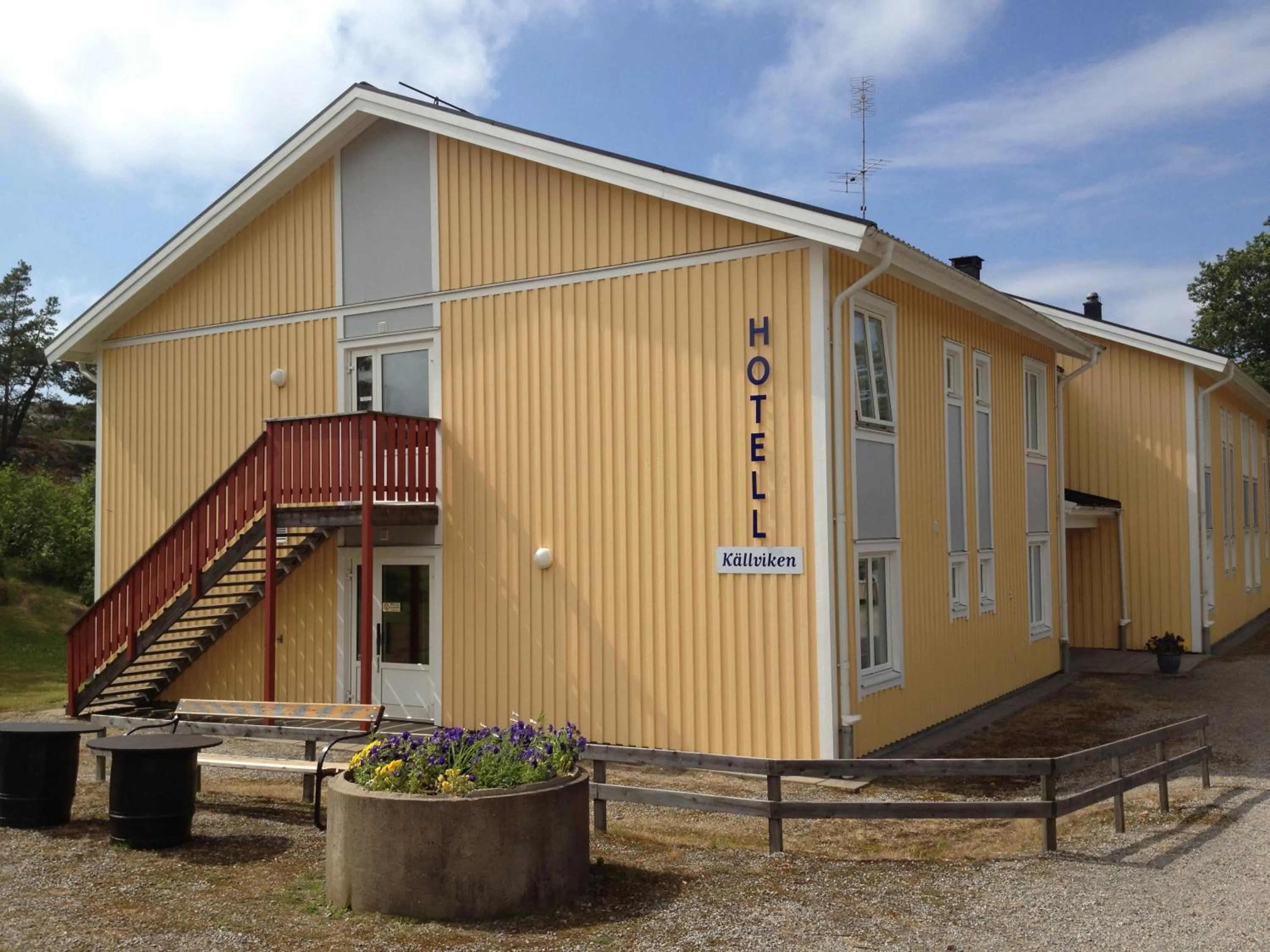 Facade/entrance in Källviken Semesterby