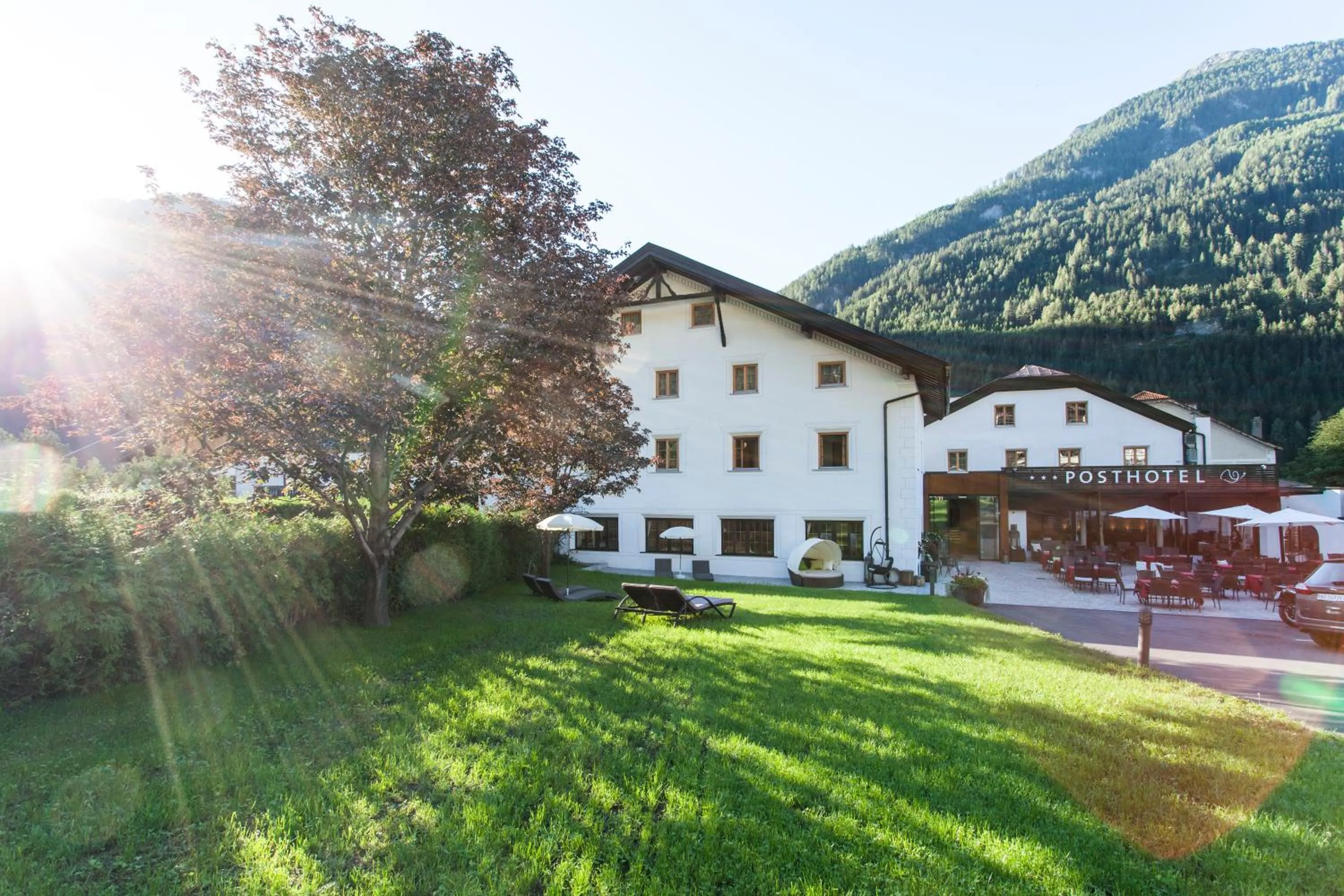 Property building in Posthotel Pfunds