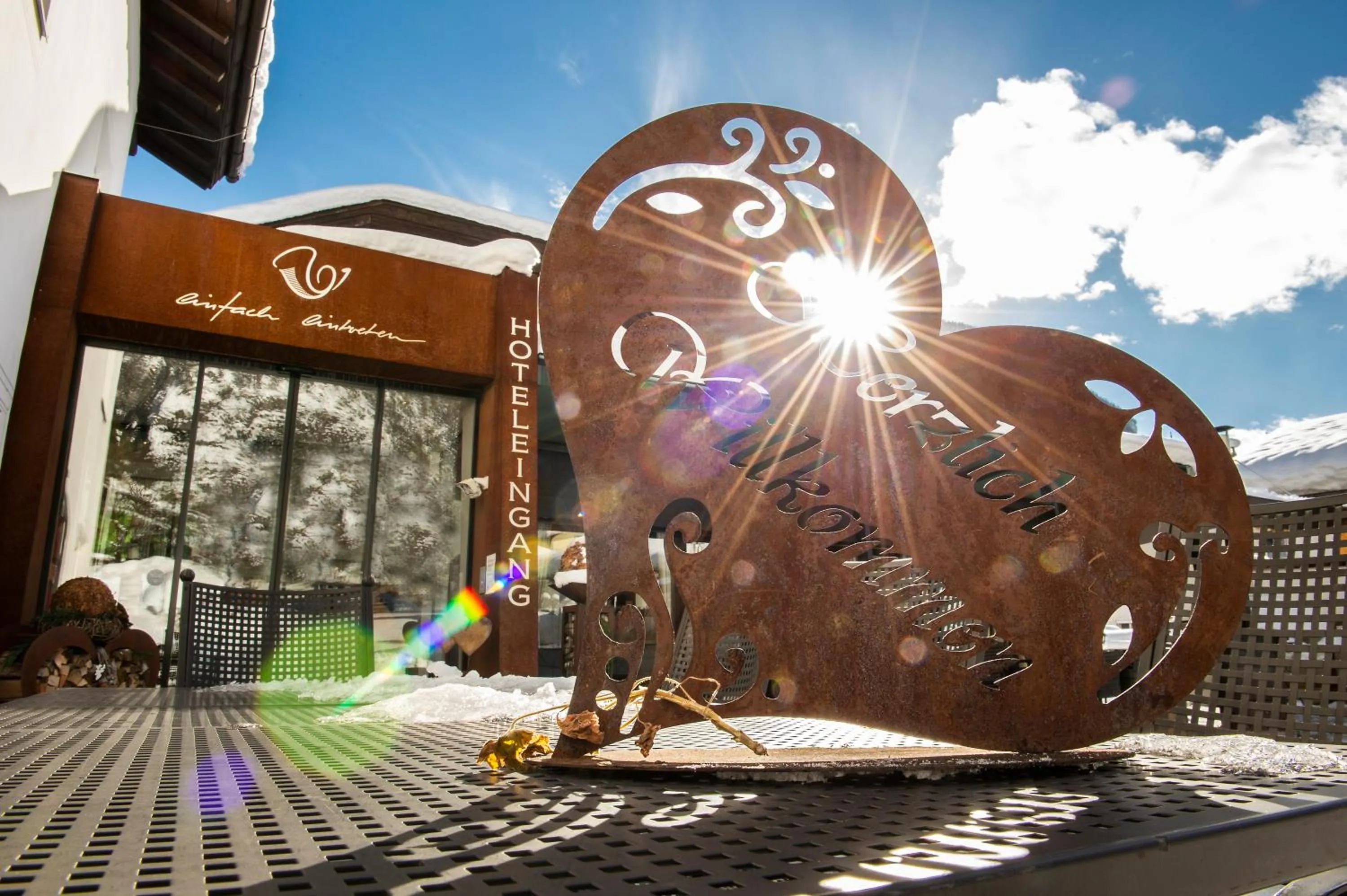 Decorative detail in Posthotel Pfunds