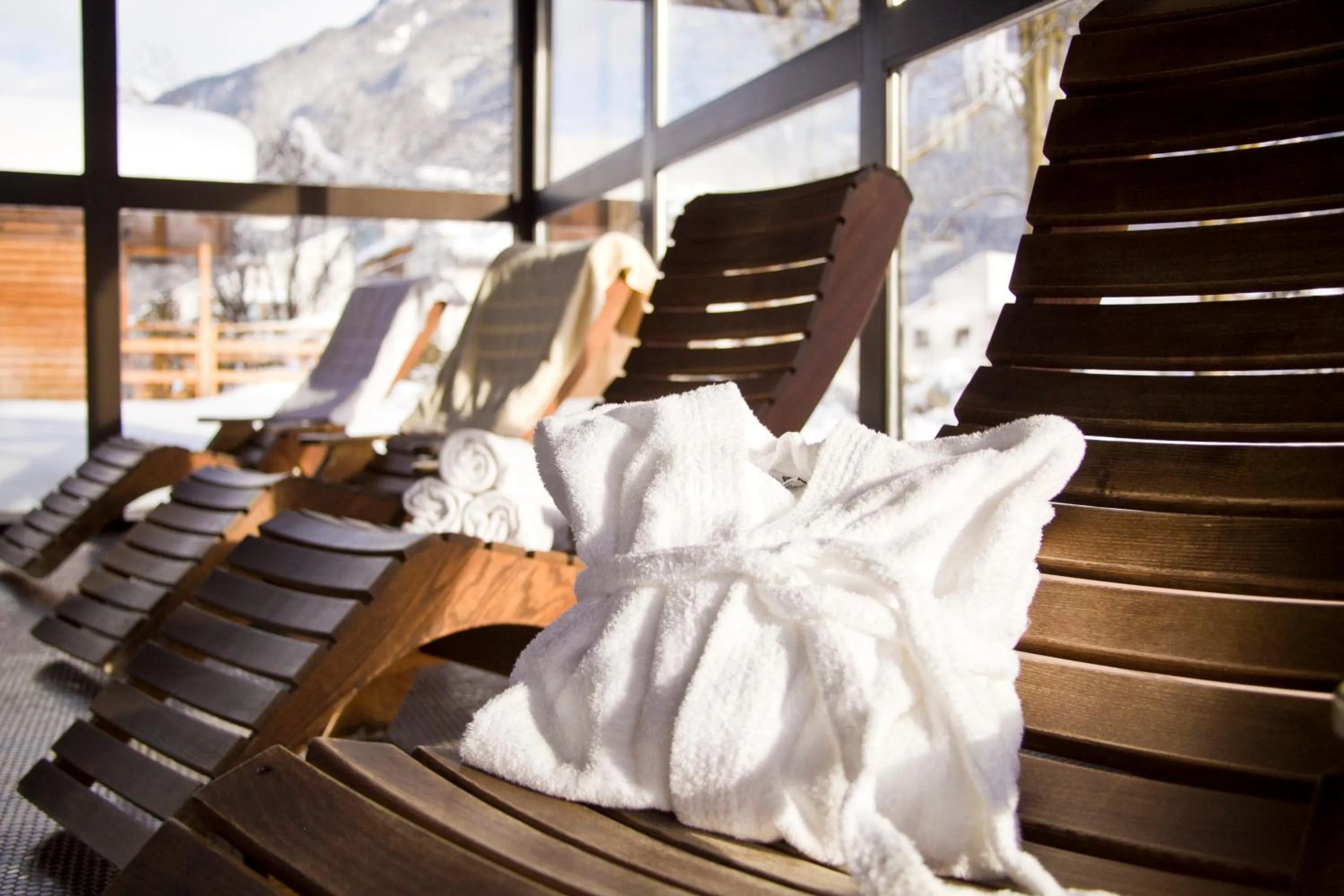 Seating area in Posthotel Pfunds