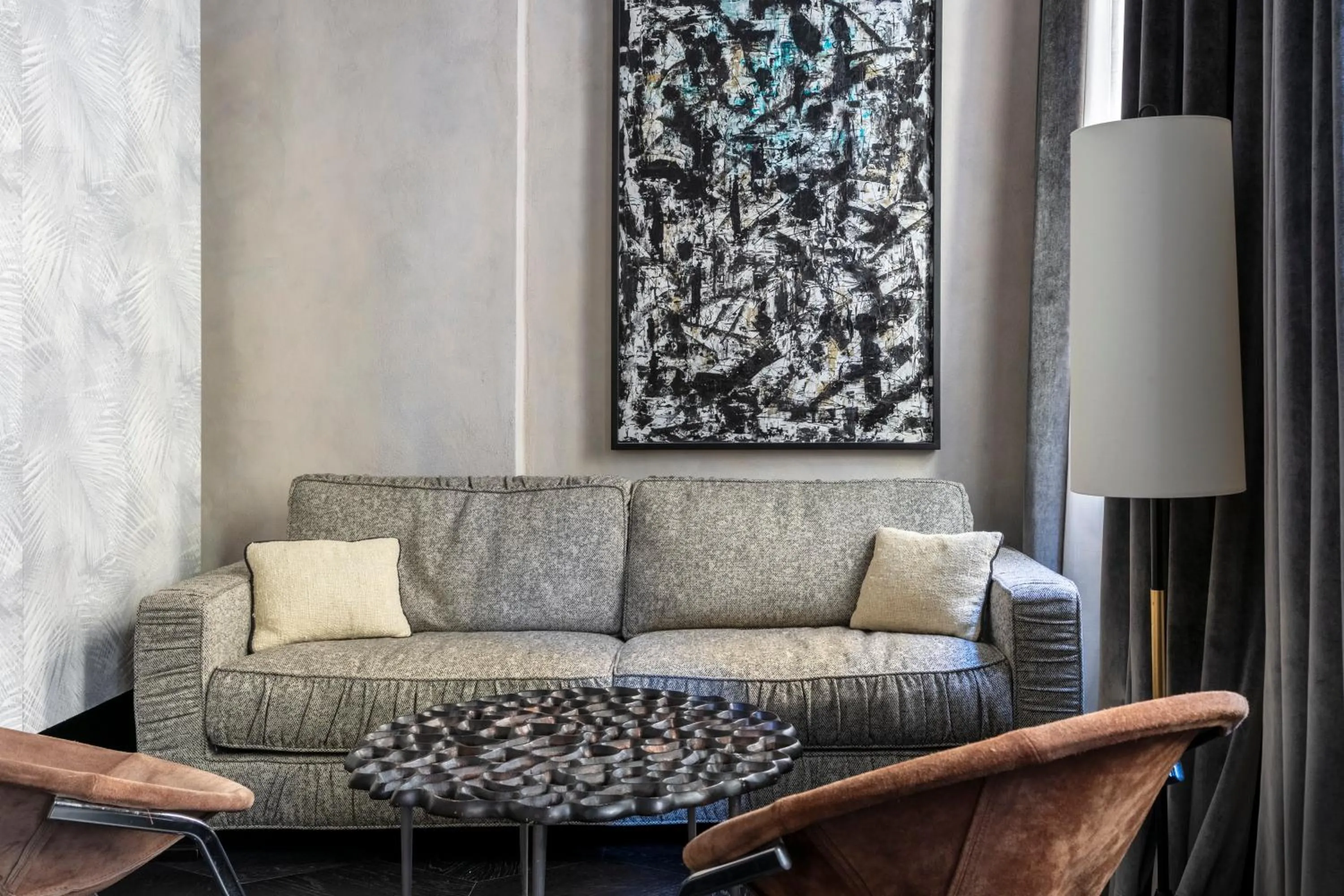 Seating area in Numa Florence Palazzo Moro